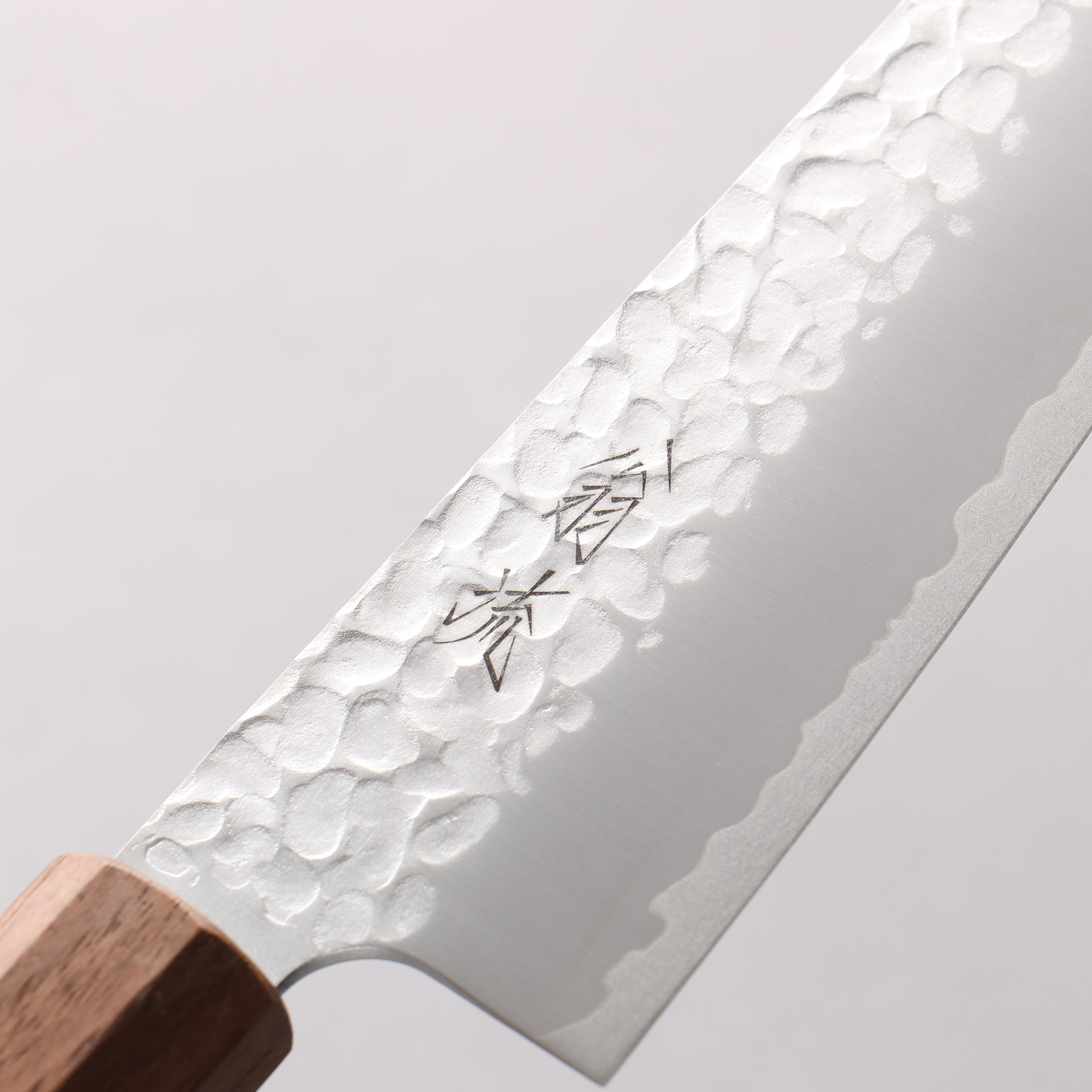 Oul VG10 Hammered Gyuto 180mm Walnut Handle - Japanny - Best Japanese Knife