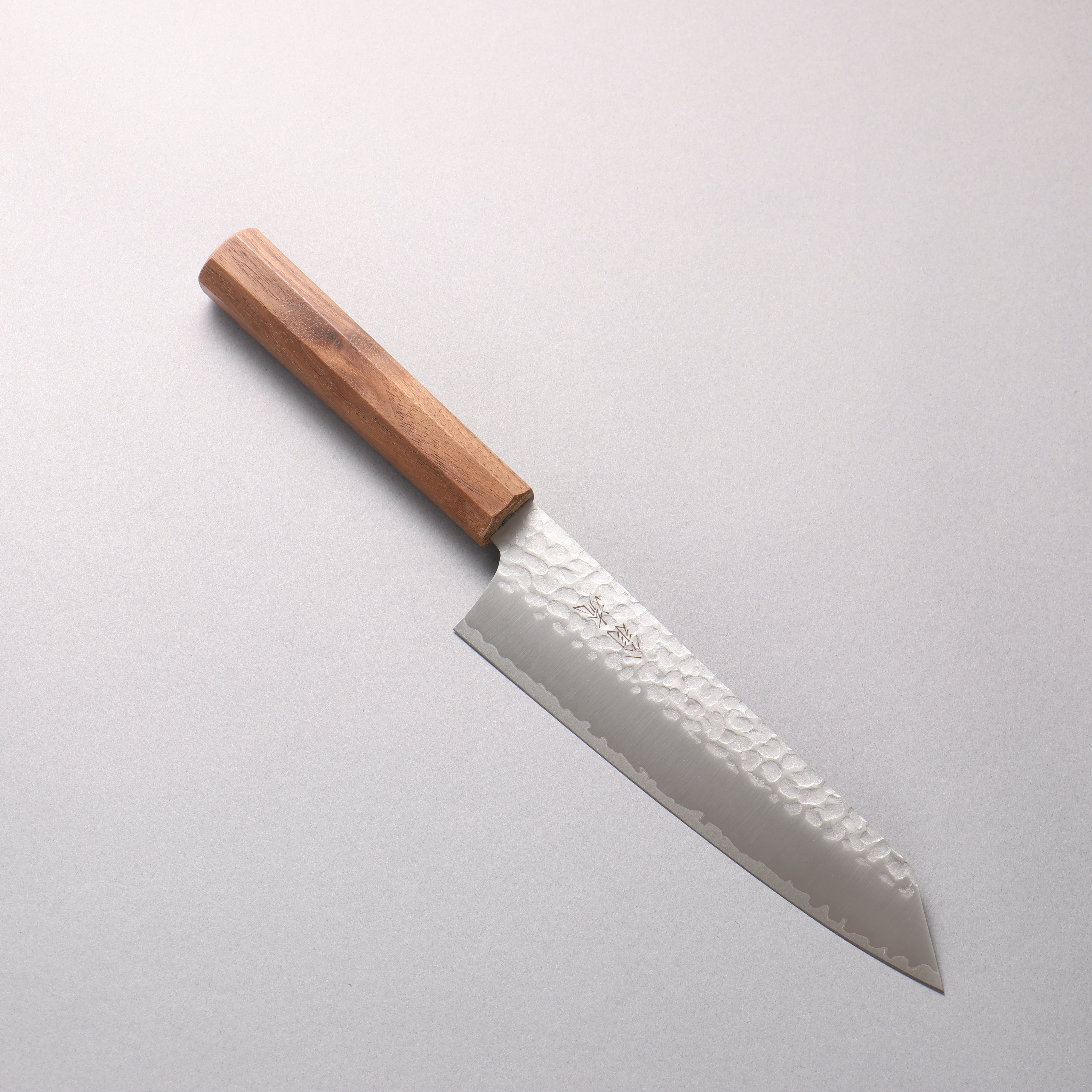 Oul VG10 Hammered Kiritsuke Gyuto 180mm Walnut Handle - Japanny - Best Japanese Knife