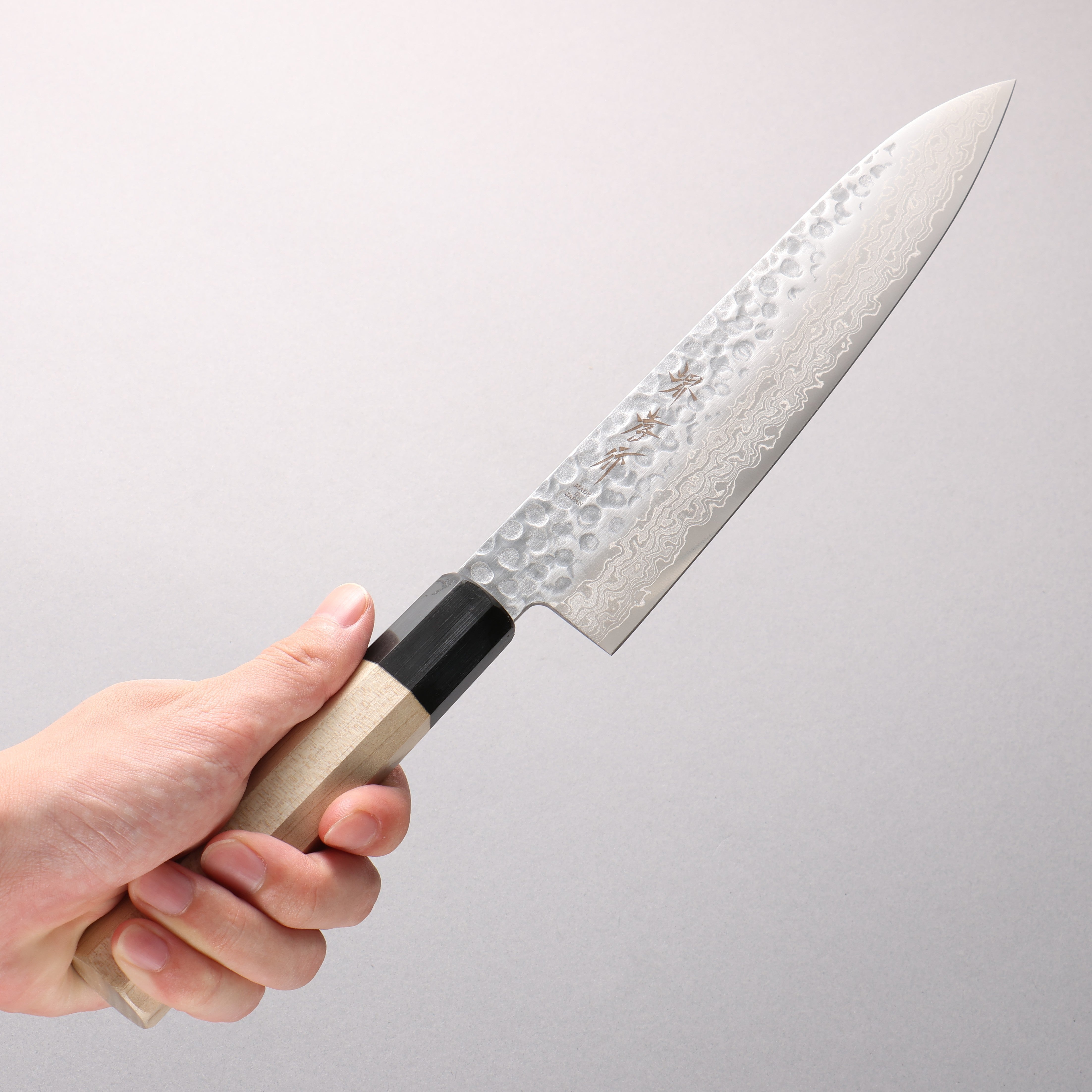 Sakai Takayuki AUS10 45 Layer Damascus Gyuto 210mm Magnolia Handle - Japanny - Best Japanese Knife