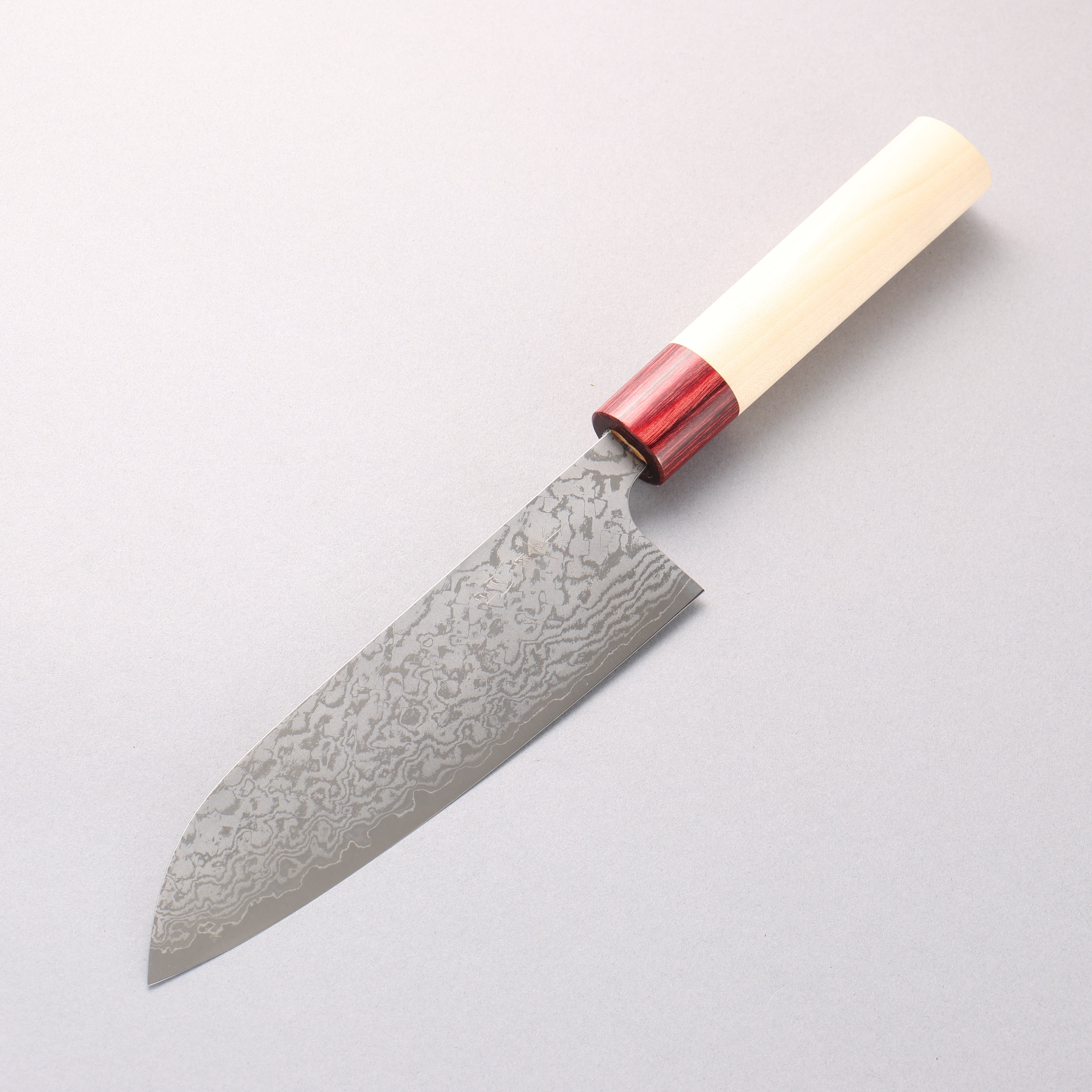 Masakage Kiri VG10 Damascus Santoku 170mm Magnolia Handle - Japanny - Best Japanese Knife