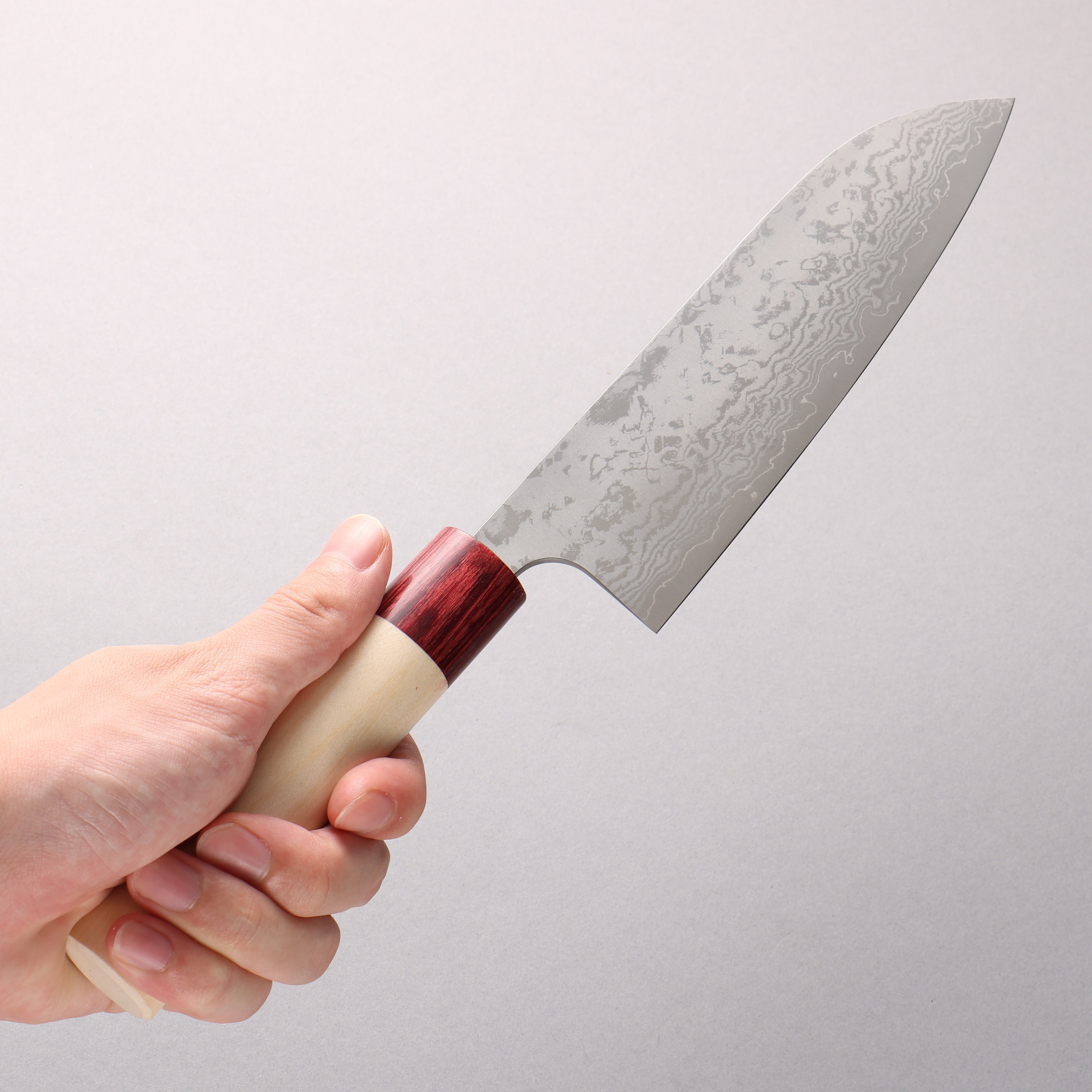 Masakage Kiri VG10 Damascus Santoku 170mm Magnolia Handle - Japanny - Best Japanese Knife