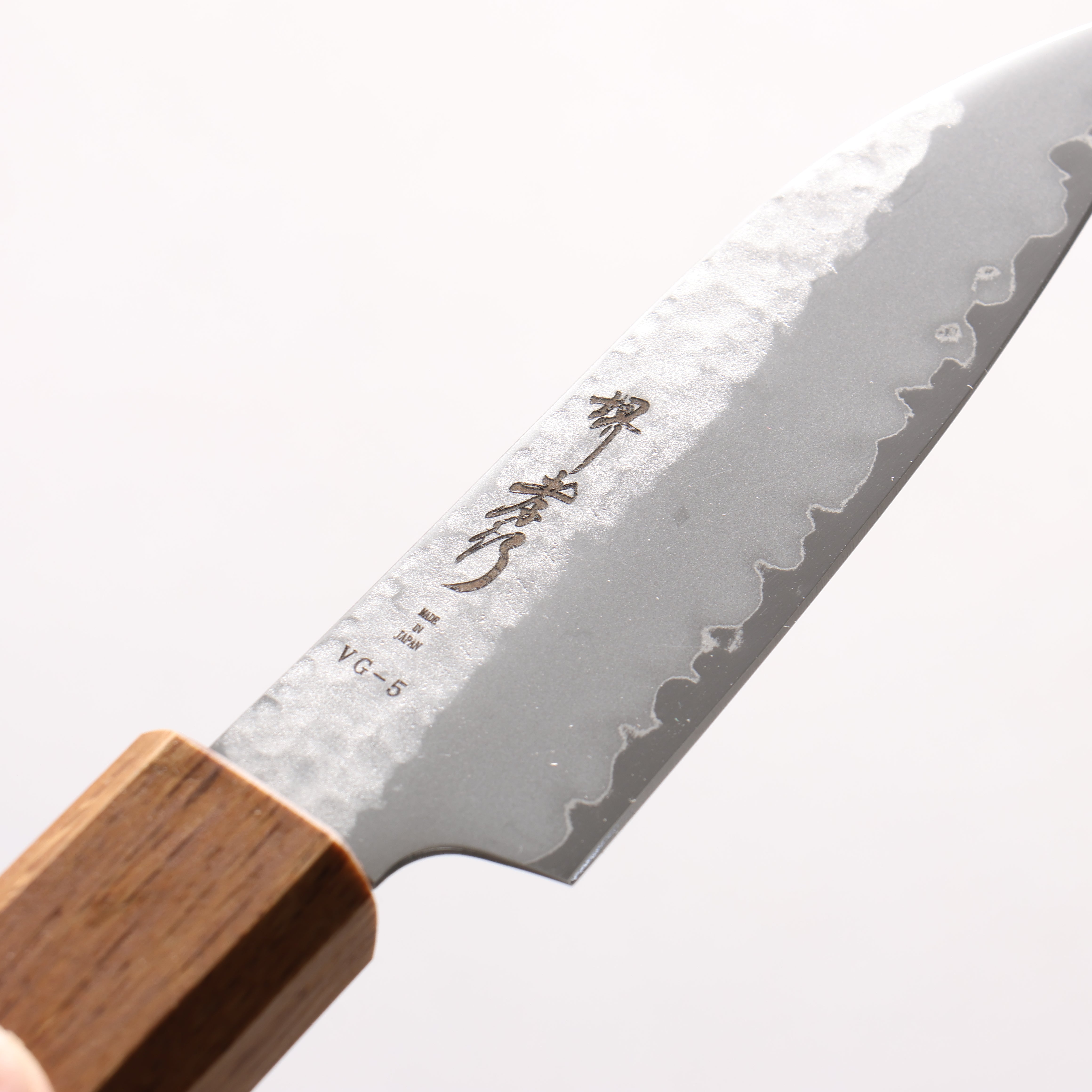 Sakai Takayuki VG5 Hammered Petty-Utility 90mm Oak Handle