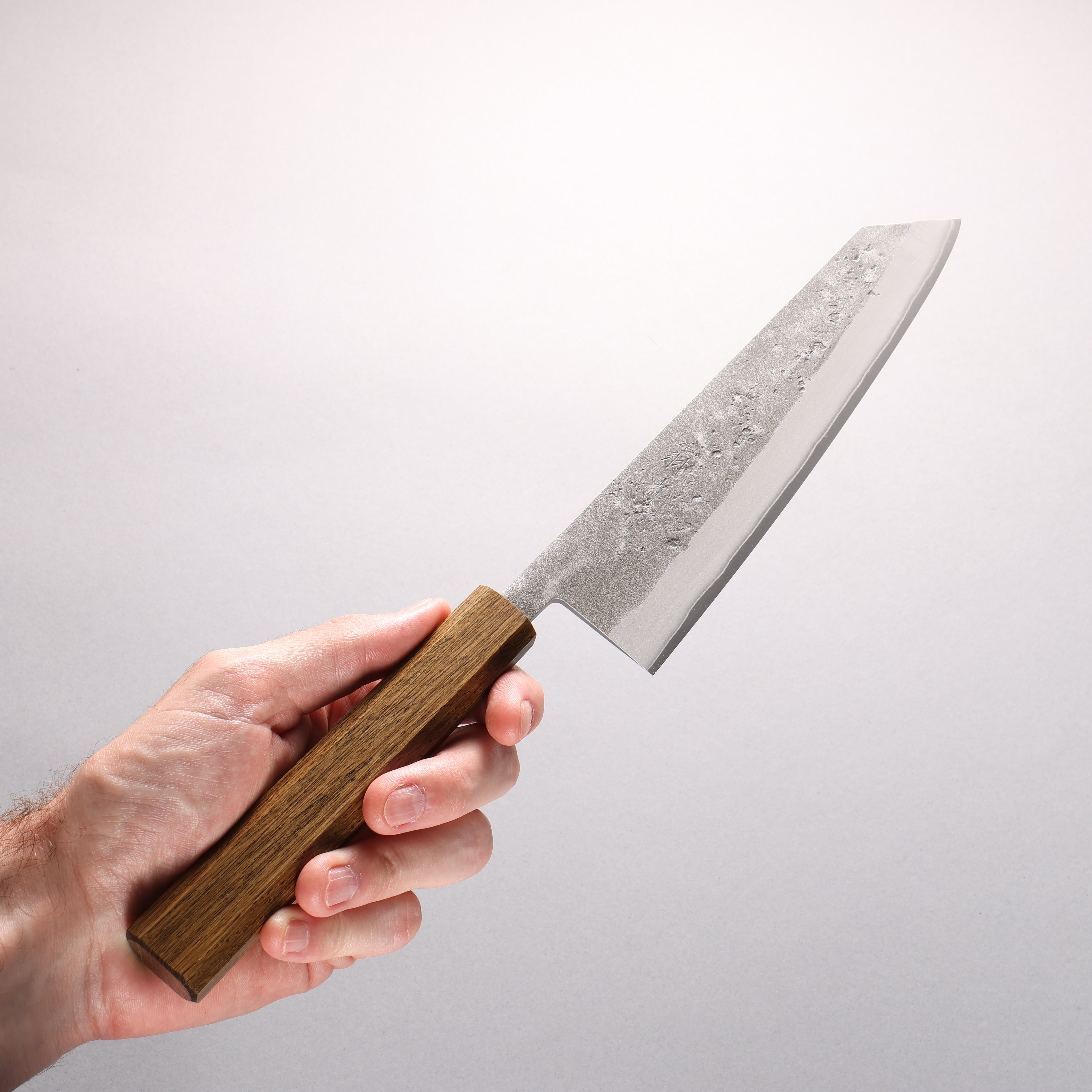 Oul SLD Nashiji Kiritsuke Gyuto 200mm Oak (Enkoku / Smoky black) Handle