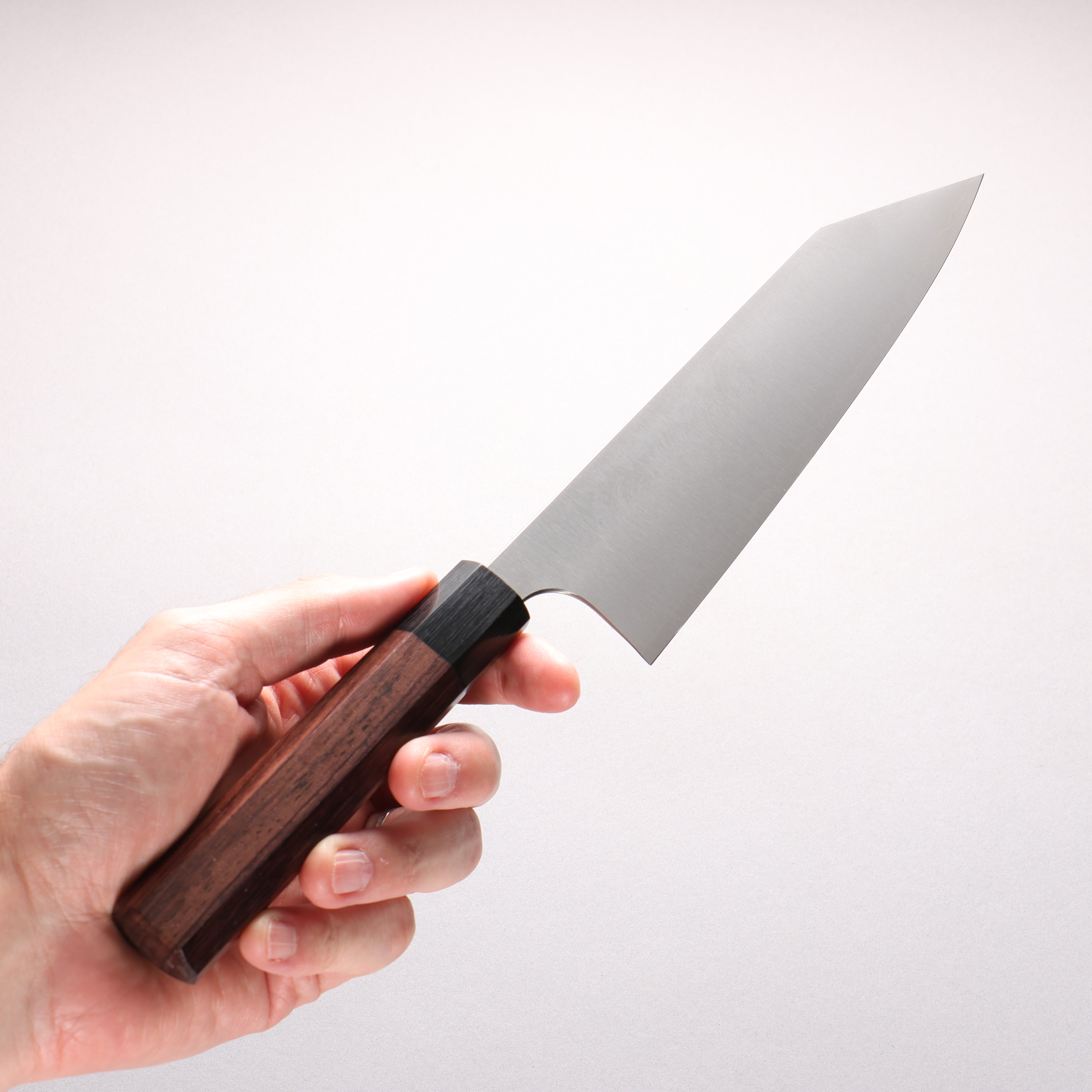 Shibata Takayuki Koutetsu Battleship SG2 Gyuto 190mm Rosewood (Ferrule: Black Pakka Wood) Handle