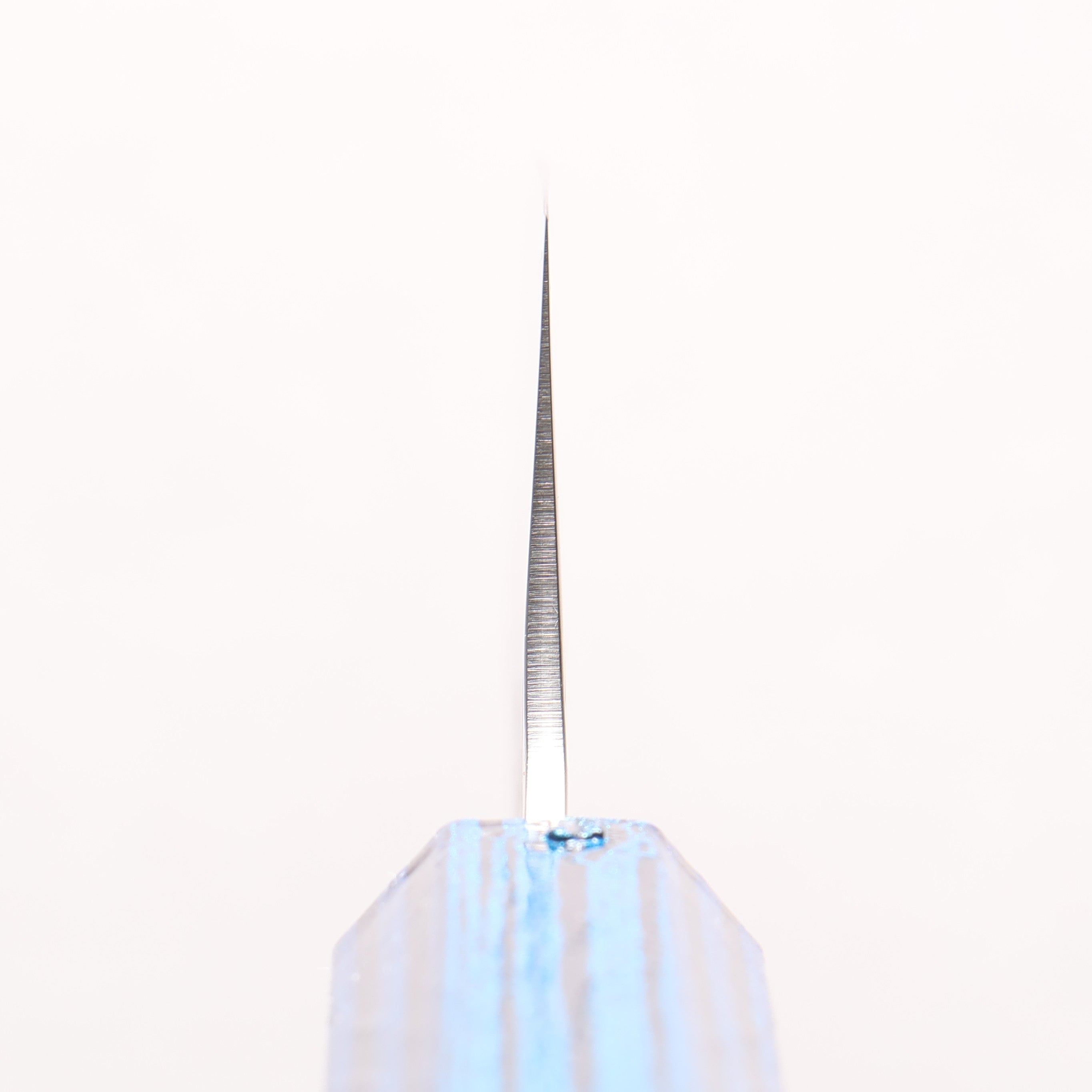 Sakai Takayuki Saikou VG10 Nashiji Kengata Santoku 160mm Brilliant Blue Lacquer Color Handle
