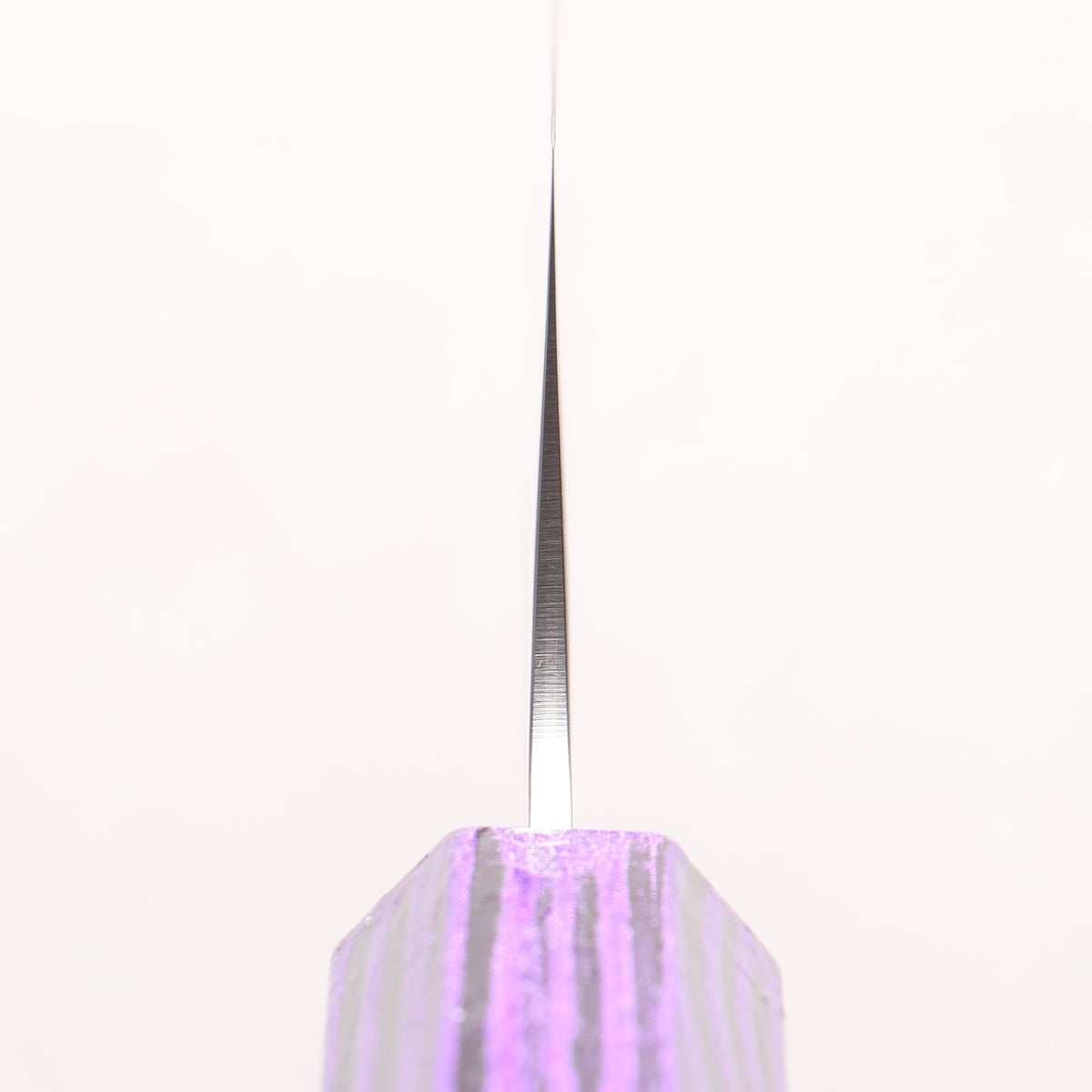 Sakai Takayuki Saikou VG10 Nashiji Kengata Gyuto 190mm Brilliant Purple Lacquer Color Handle