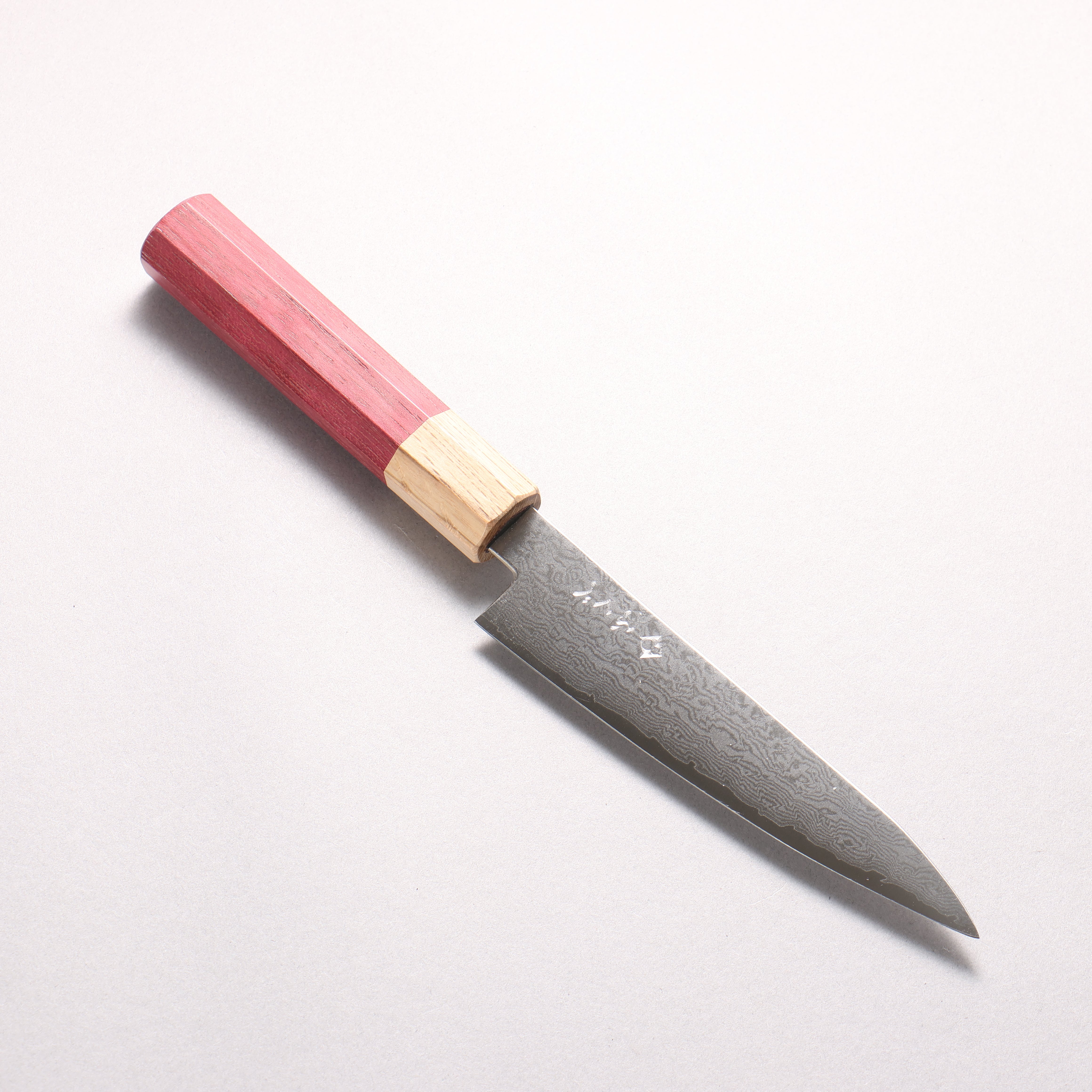 Fukube VG10 16 Layer Damascus Petty-Utility 135mm Purple Heart Handle
