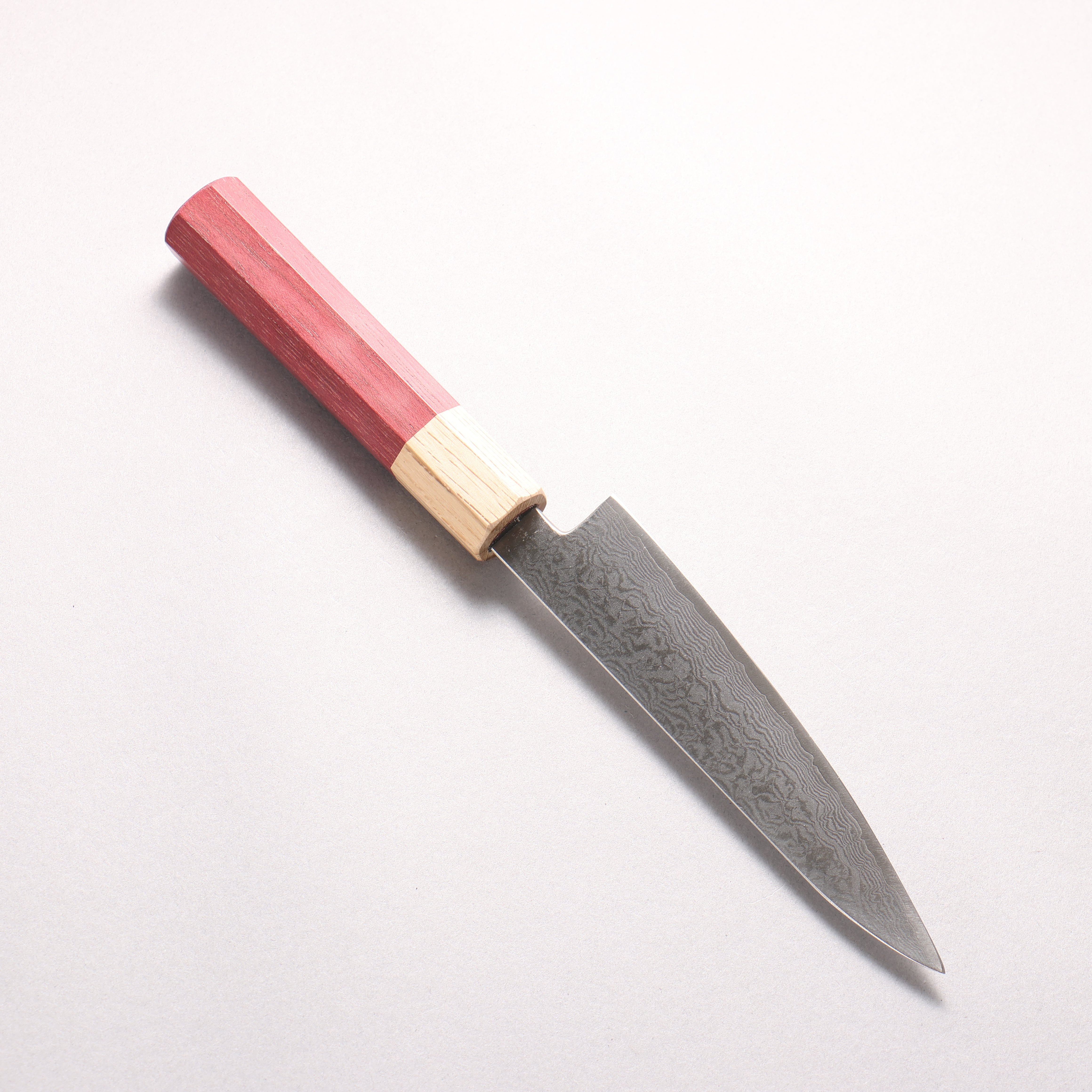 Fukube VG10 16 Layer Damascus Petty-Utility 135mm Purple Heart Handle