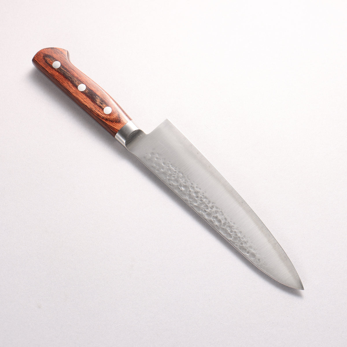 Kanjyo SG2 Hammered Gyuto 180mm Mahogany Pakka wood Handle