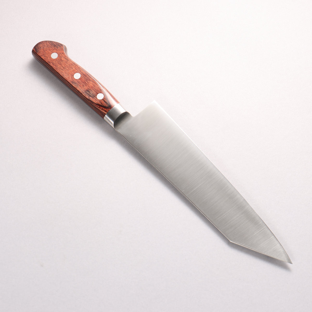 Kanjyo VG10 Kiritsuke Gyuto 210mm Mahogany Pakka wood Handle