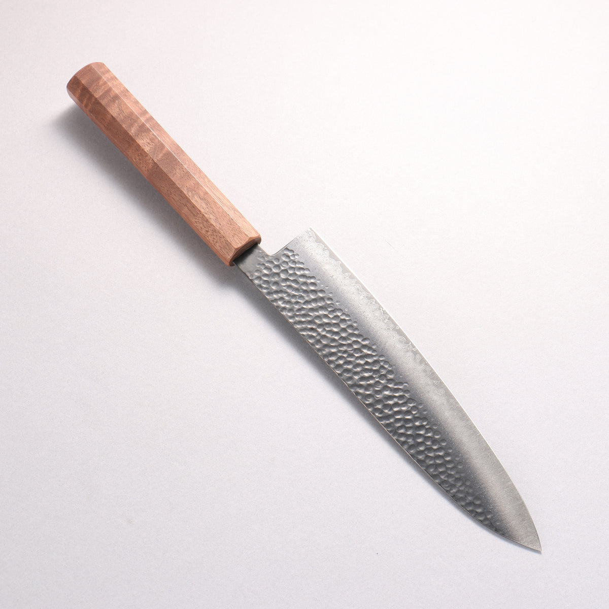 Oul VG10 Hammered Damascus Black dyeing Gyuto 210mm Walnut Handle