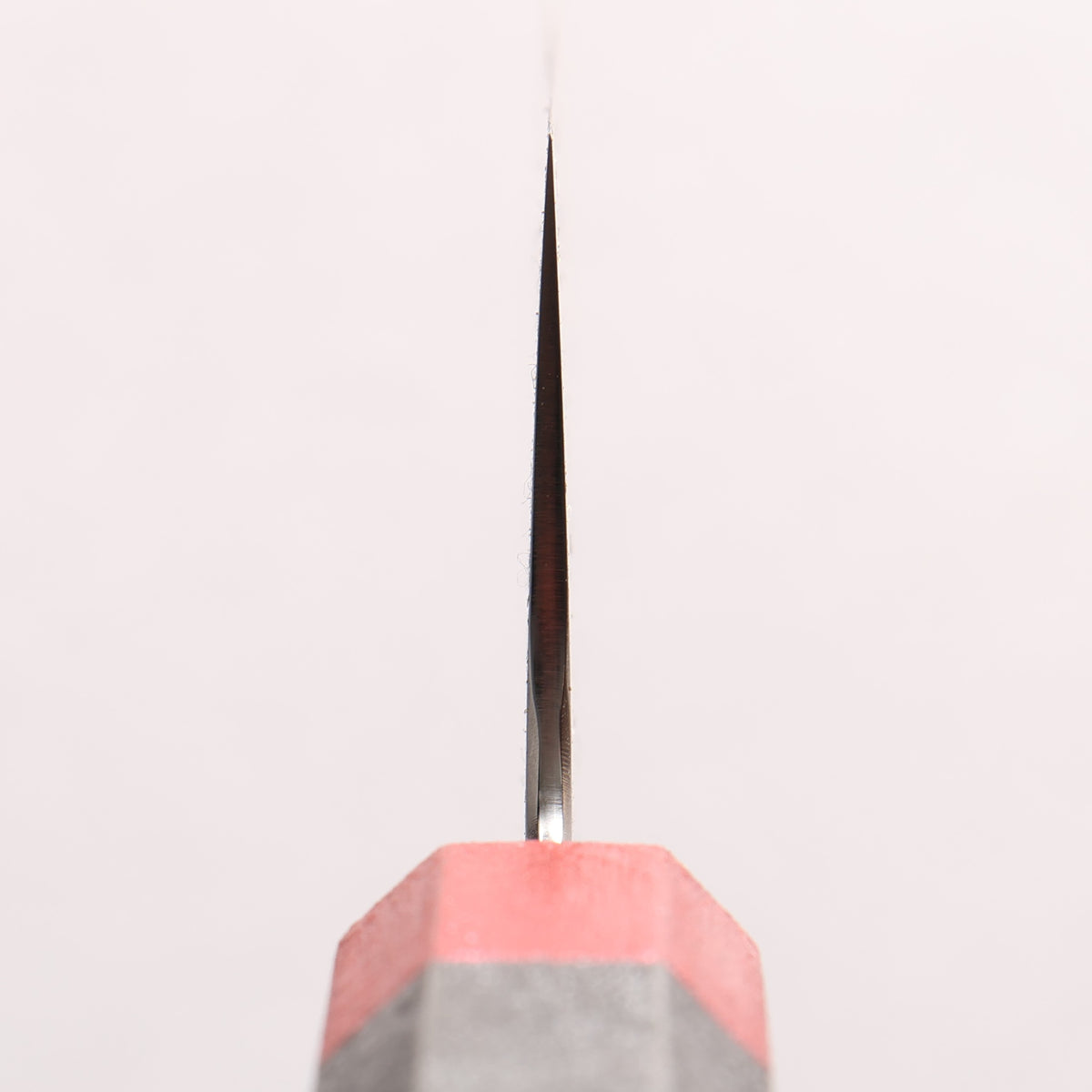 Hiroshi Suzuki SPG STRIX Mirrored Finish Damascus Gyuto 210mm Black Lacquered (ferrule: Red color) Handle