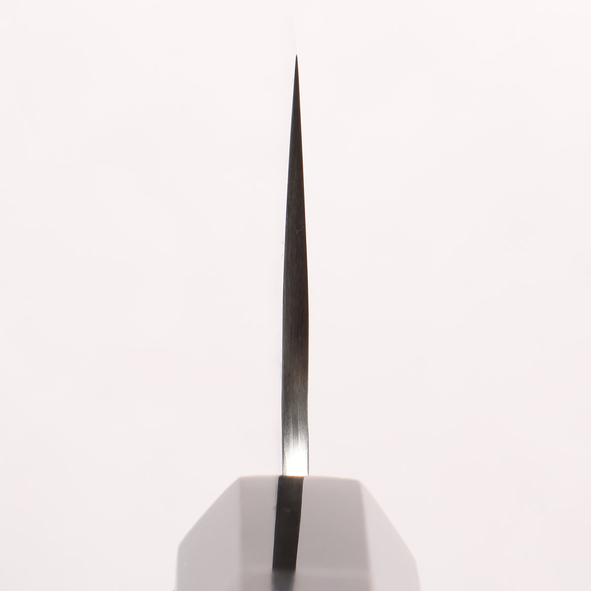 Nigara SPG STRIX Hammered Damascus Santoku 180mm Ebony Wood (ferrule: Black Water Buffalo Horn) Handle