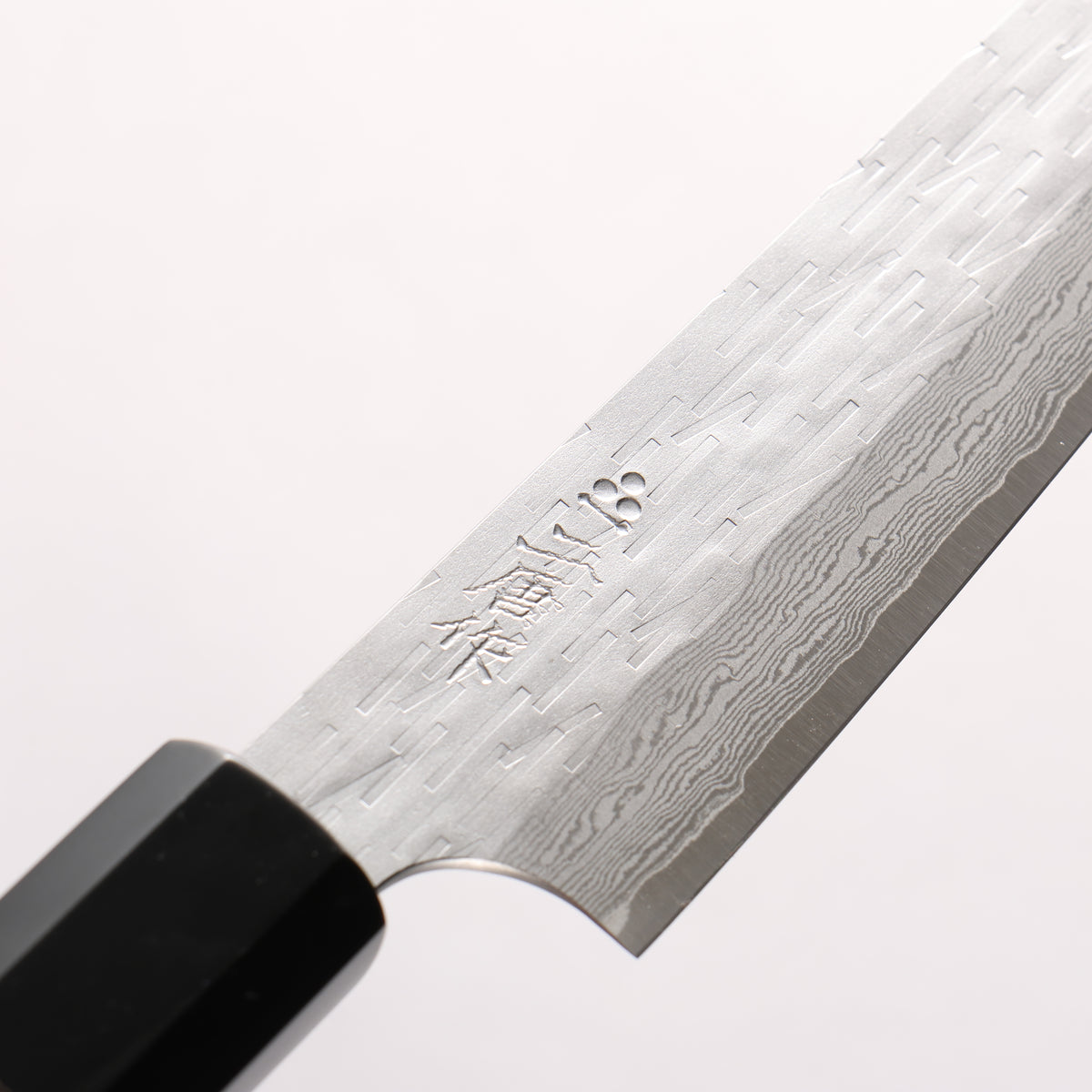 Nigara VG-XEOS Hammered Damascus Petty-Utility 160mm Ebony Wood (ferrule: Black Water Buffalo Horn) Handle