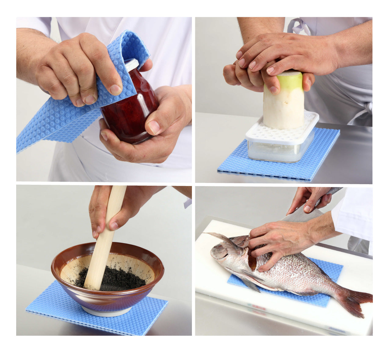 Hasegawa Cutting Board FYS Soft Mat Black 250mm x 120mm - Japanny - Best Japanese Knife