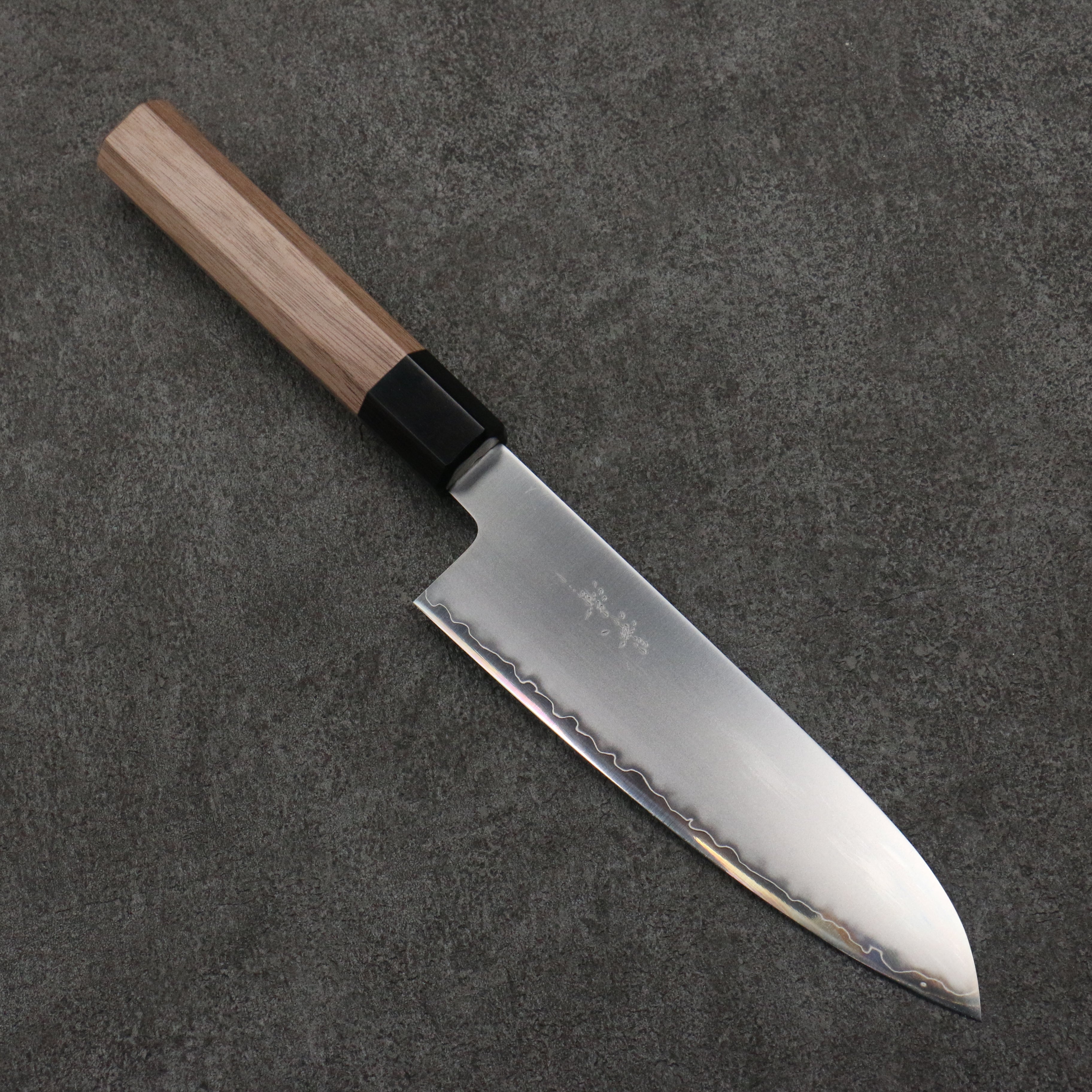 Kagekiyo Chromax Steel Santoku 180mm Walnut Handle - Japanny - Best Japanese Knife