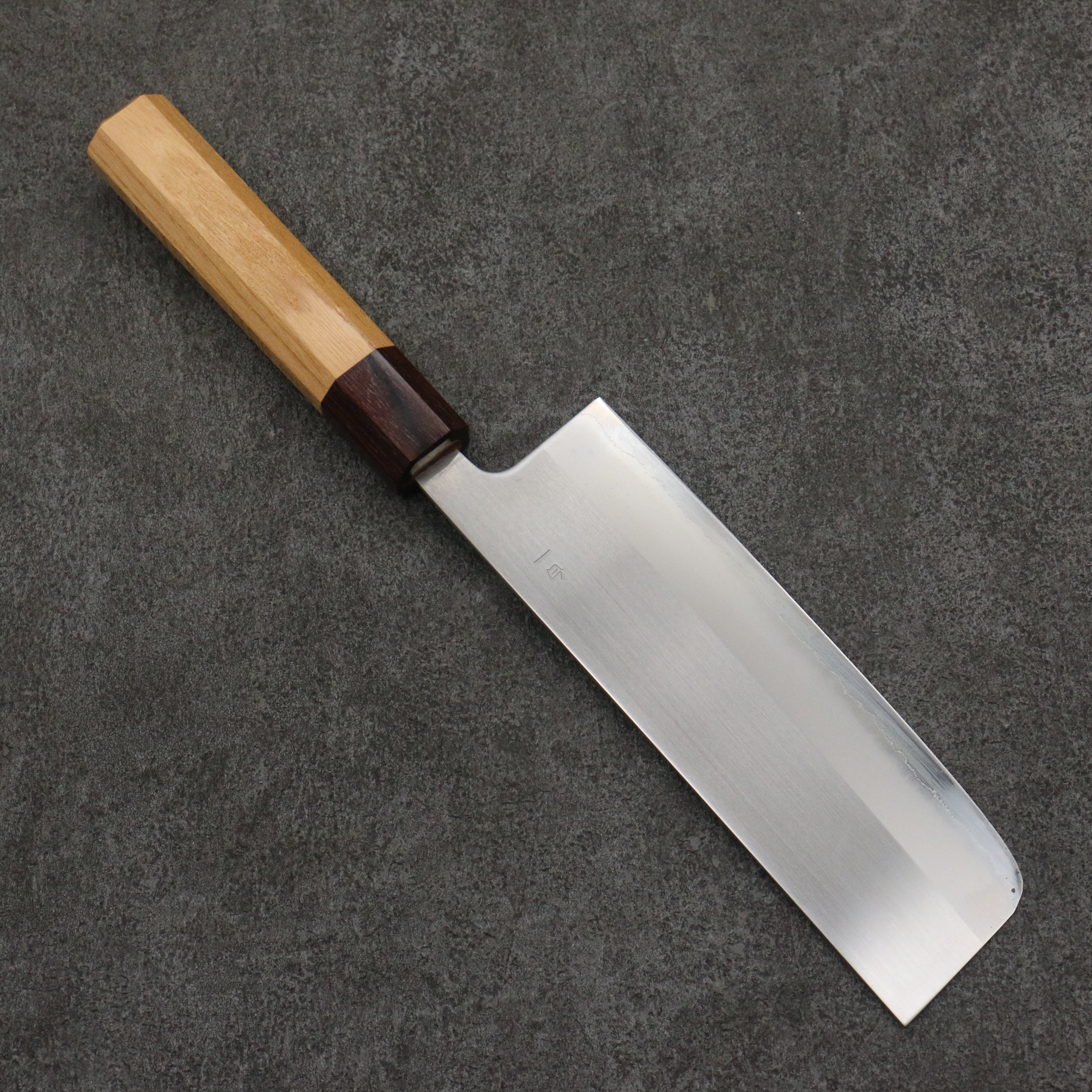 Oul White Steel No.1 Nakiri 165mm Keyaki (Japanese Elm) Handle - Japanny - Best Japanese Knife