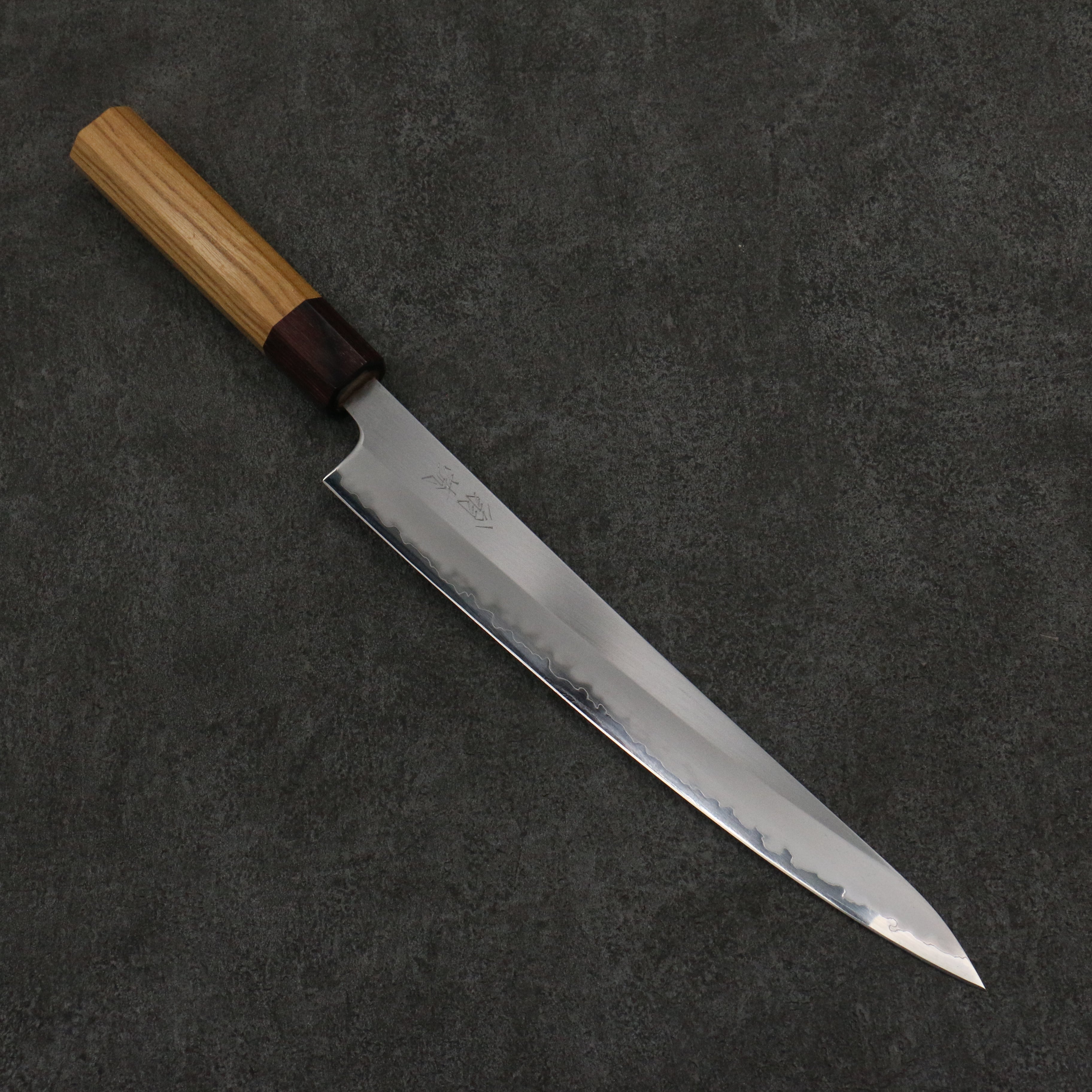 Oul White Steel No.1 Sujihiki 240mm Keyaki (Japanese Elm) Handle - Japanny - Best Japanese Knife