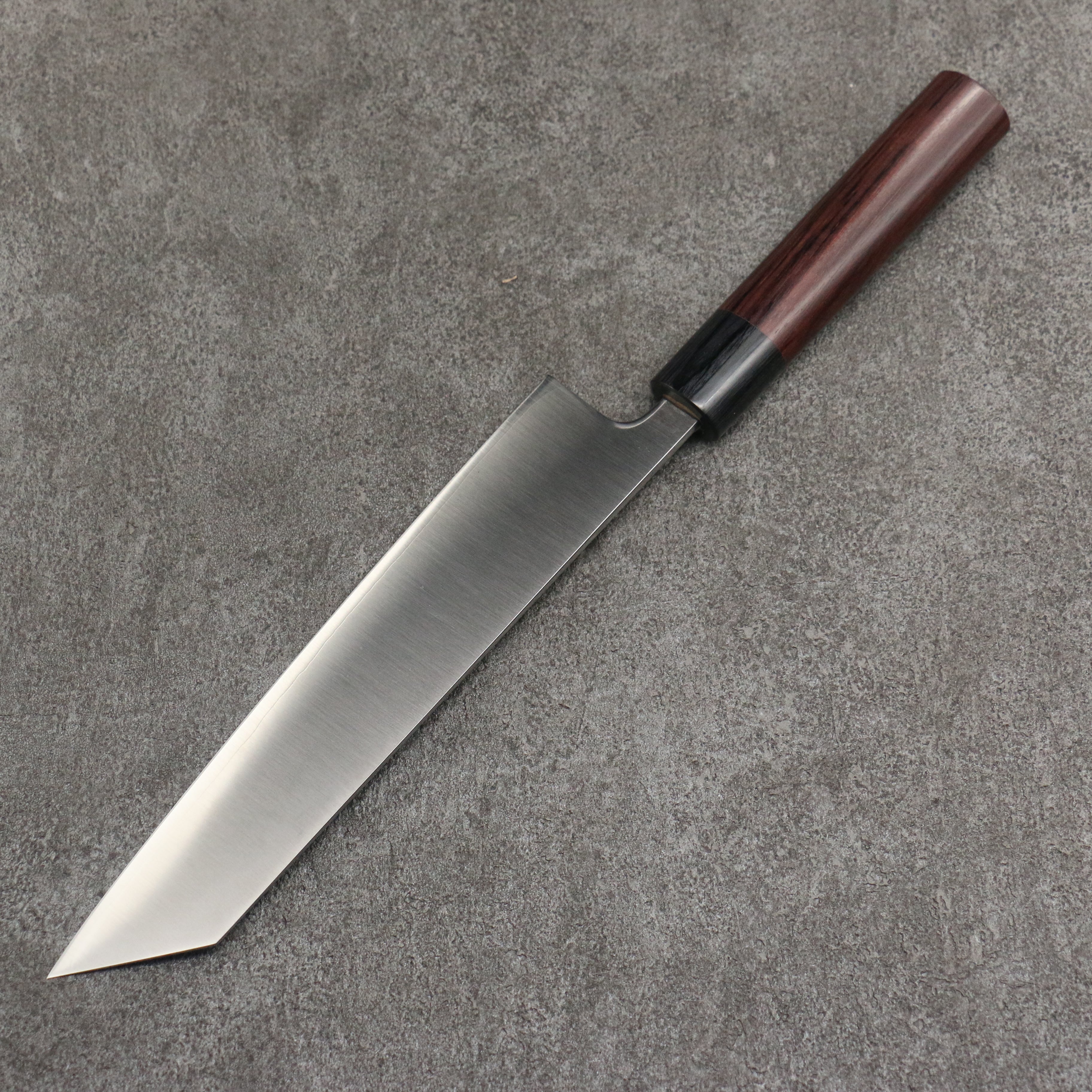 Seisuke SRS13 Migaki Finished Kiritsuke Gyuto 210mm Rosewood (Ferrule: Black Pakka Wood) Handle - Japanny - Best Japanese Knife