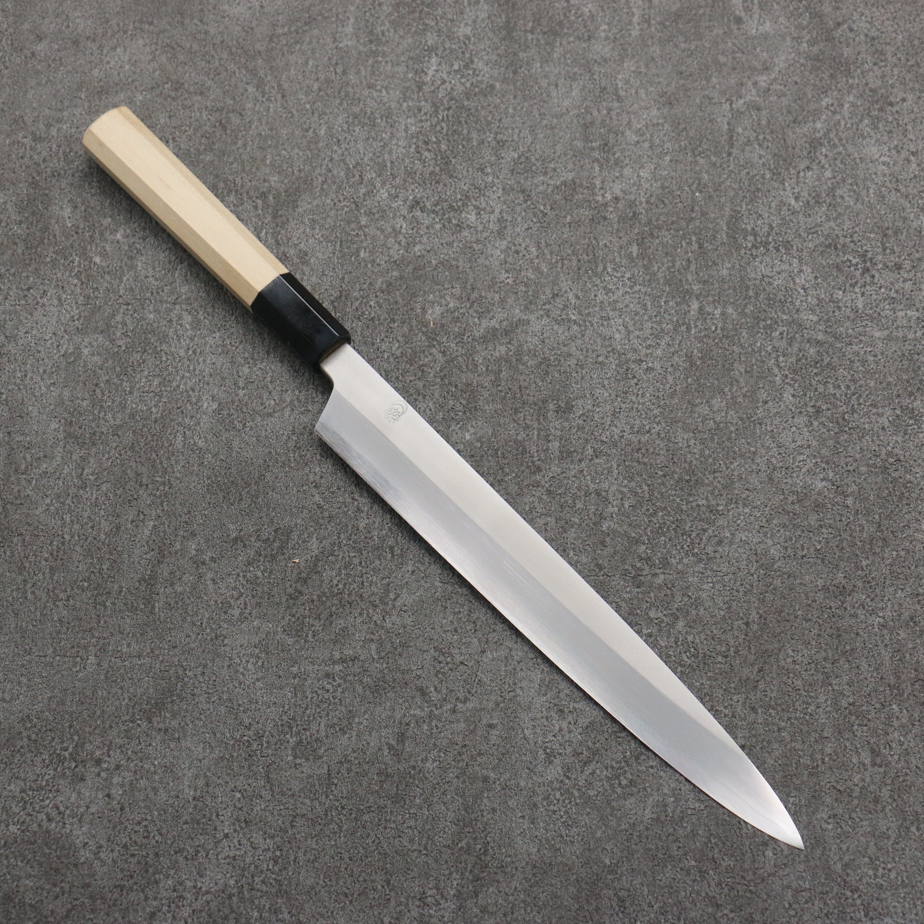Kikuzuki Silver Steel No.3 Bokashi Yanagiba 240mm Magnolia Handle - Japanny - Best Japanese Knife
