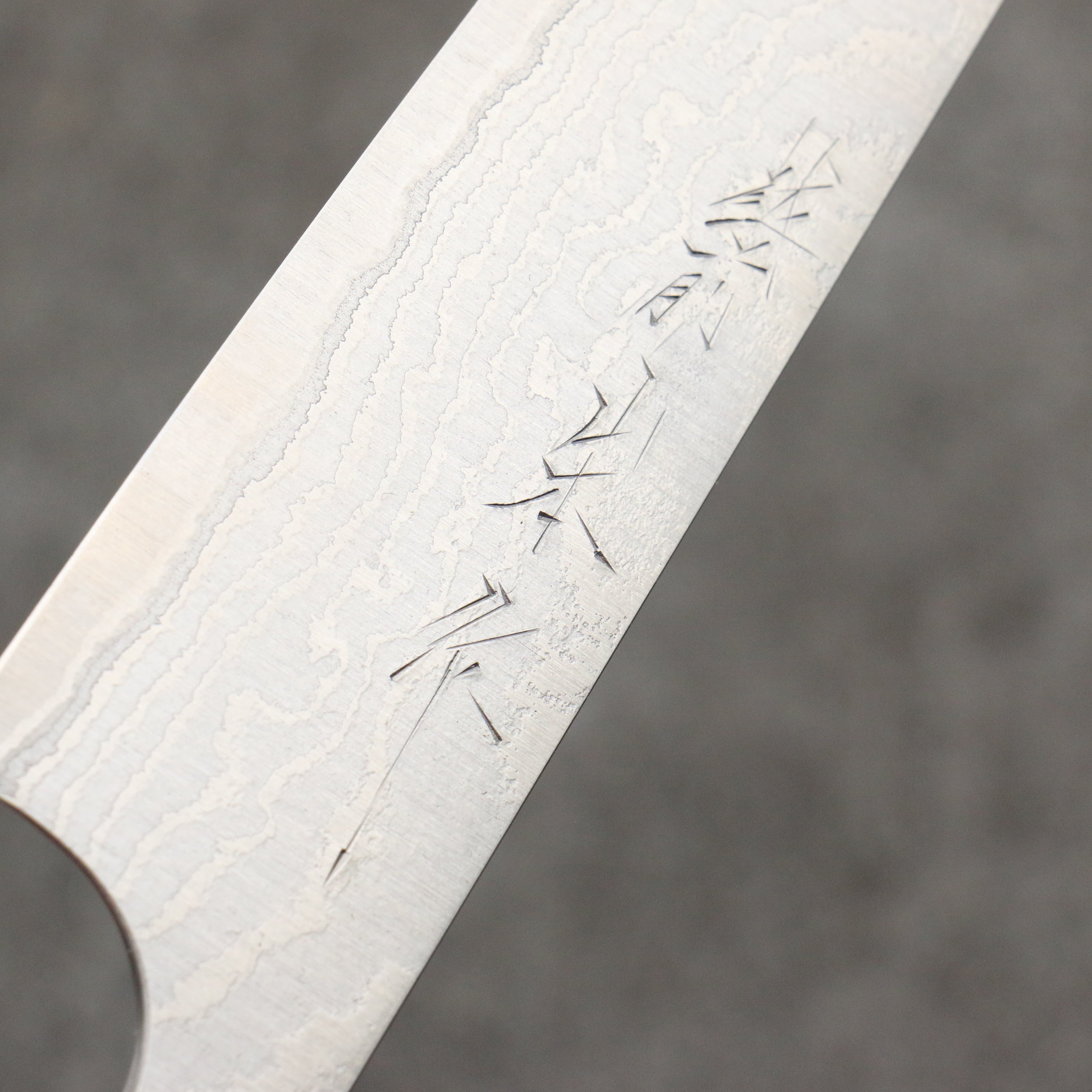 Nao Yamamoto SG2 Damascus Migaki Finished Petty-Utility 135mm Rosewood (Ferrule: Black Pakka Wood) Handle - Japanny - Best Japanese Knife