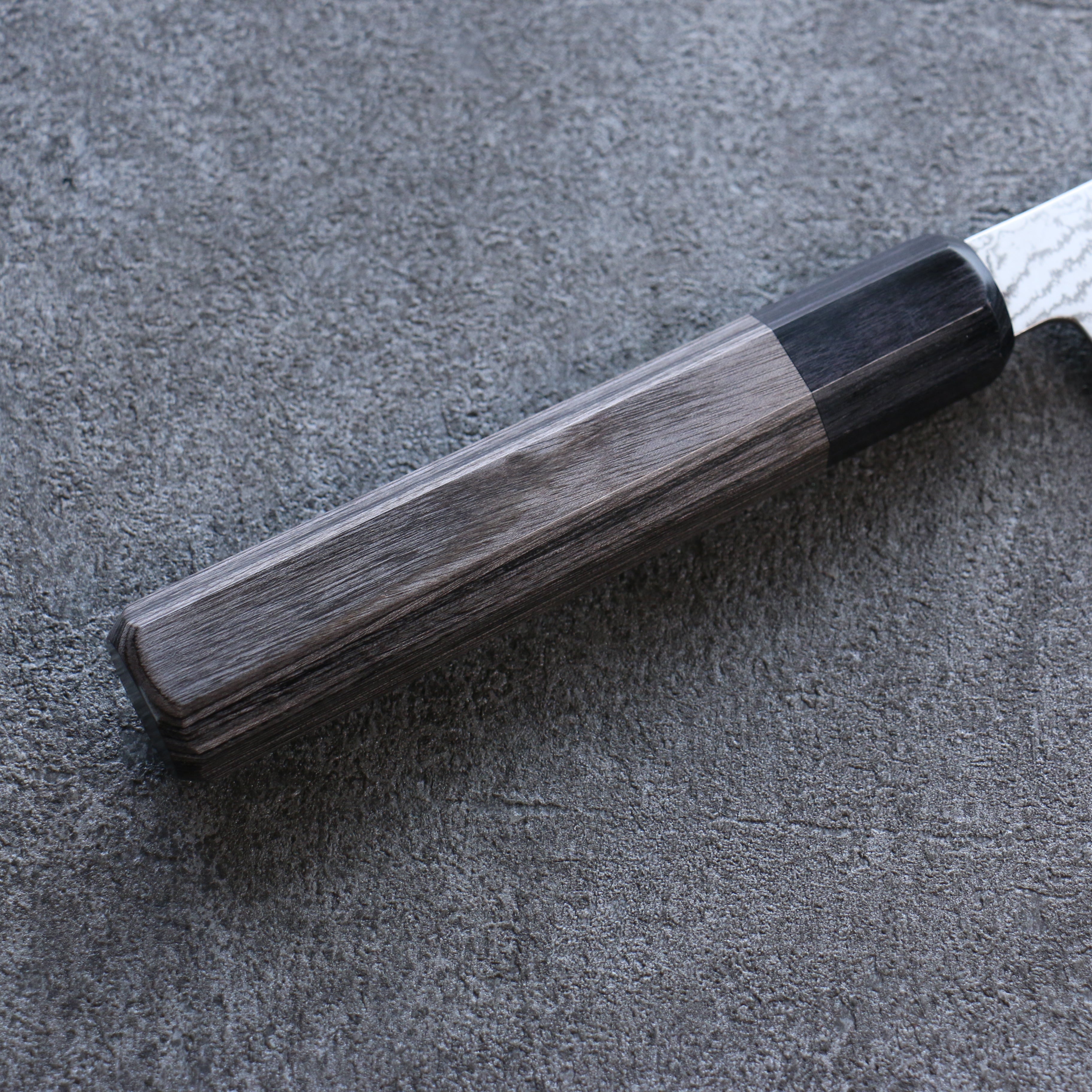 Seisuke VG10 Damascus Gyuto 180mm Gray Pakka wood Handle - Japanny - Best Japanese Knife