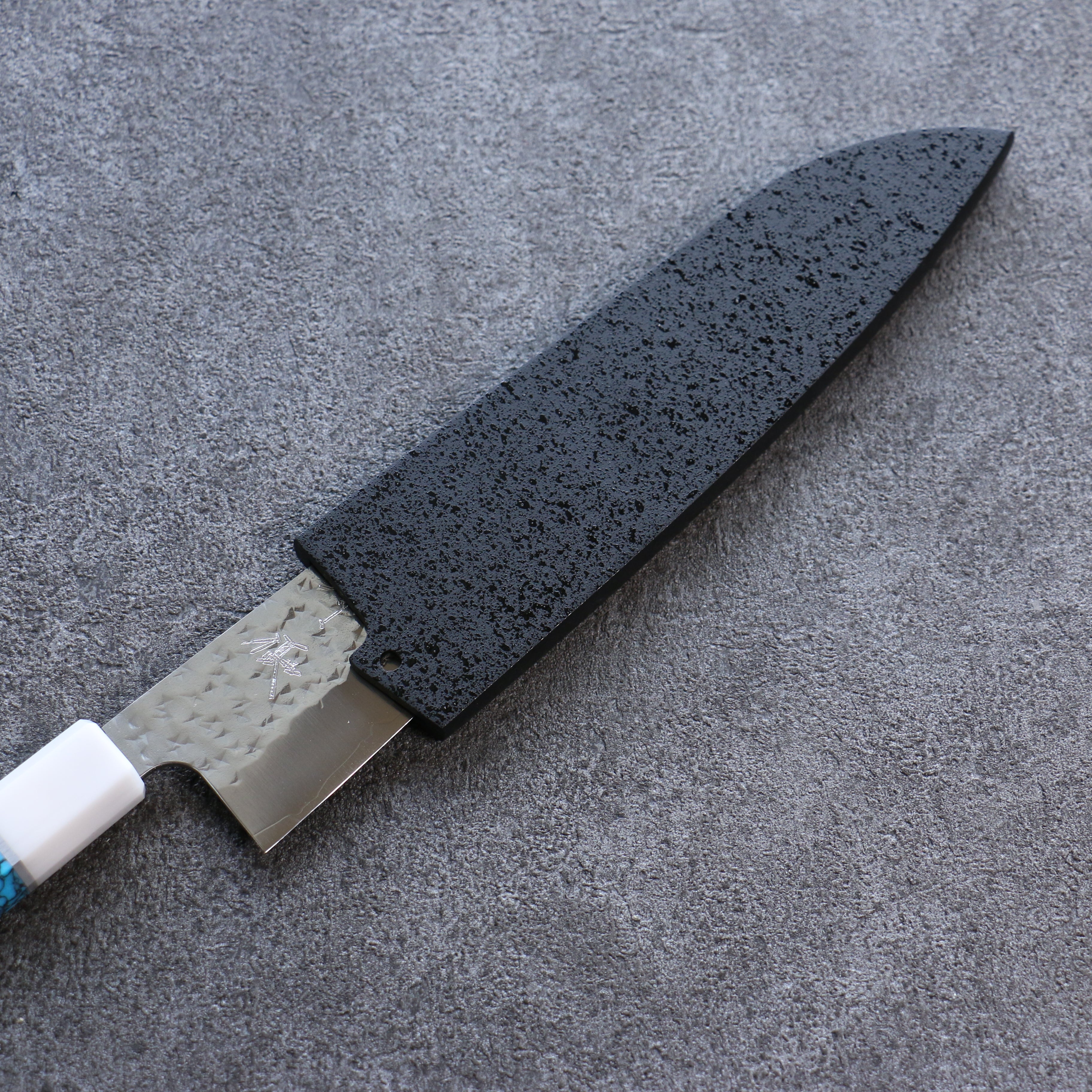 Kuroshime Magnolia Sheath for 150mm Small Santoku with Plywood pin Kaneko - Japanny - Best Japanese Knife