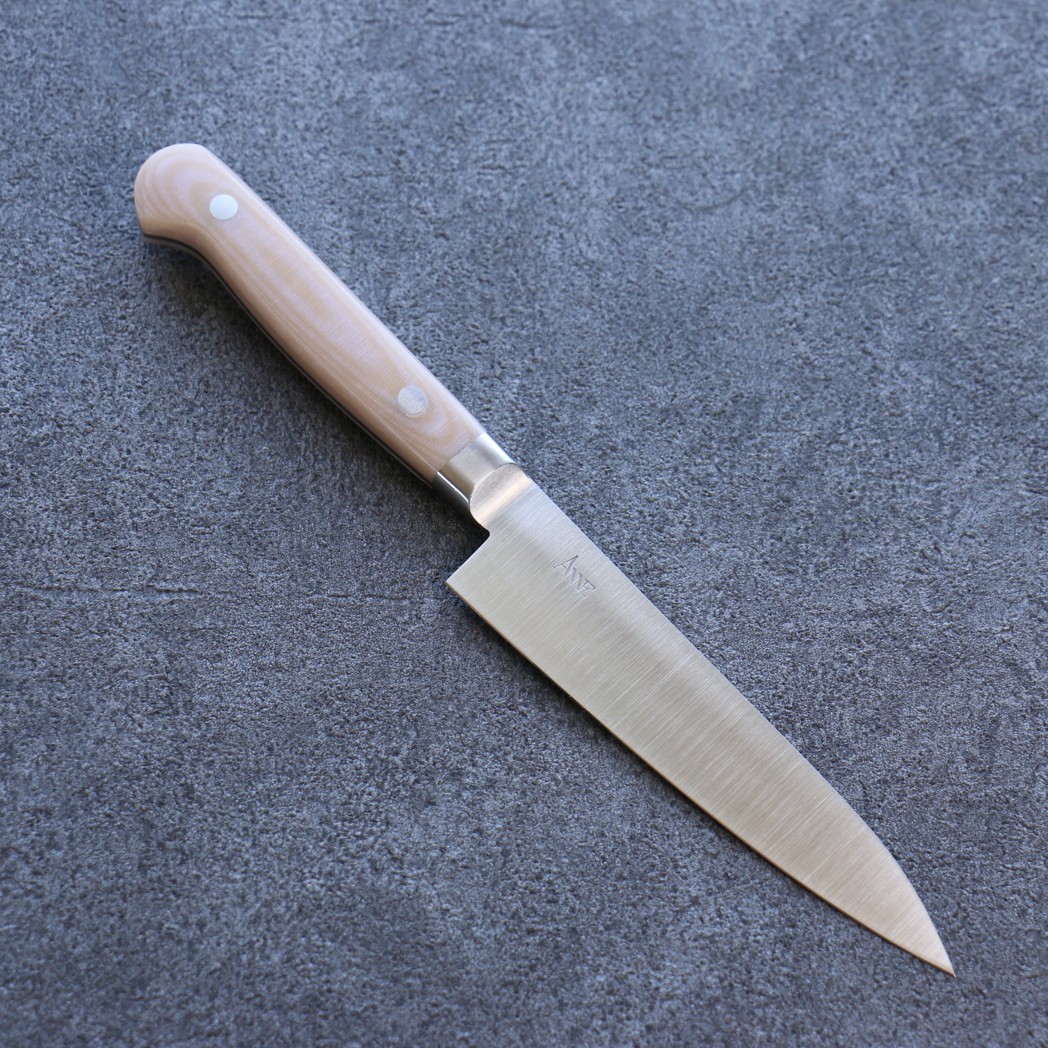 Anne Stainless Steel Petty-Utility 120mm Micarta Handle - Japanny - Best Japanese Knife