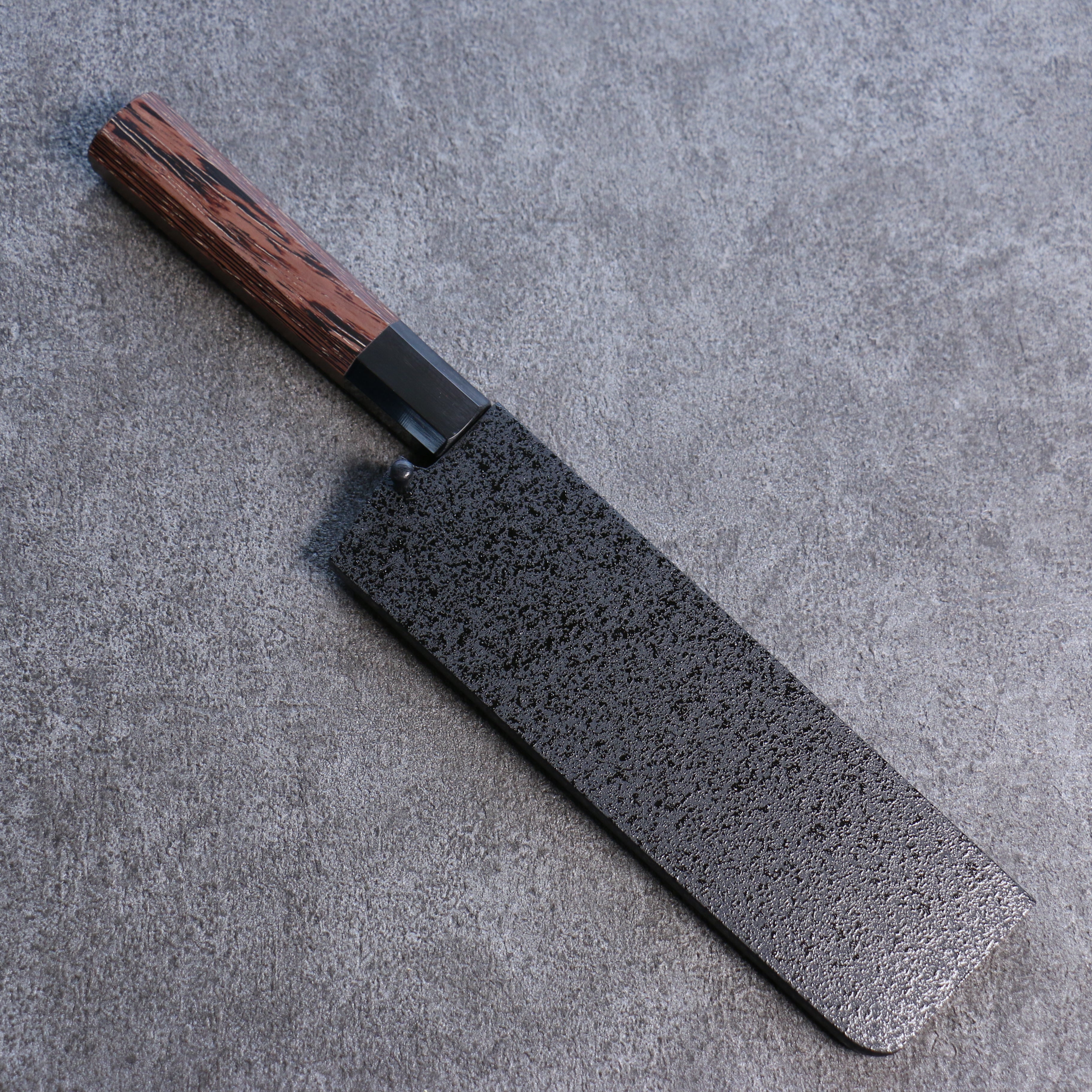 Kuroshime Magnolia Sheath for 180mm Nakiri with Plywood pin Kaneko - Japanny - Best Japanese Knife