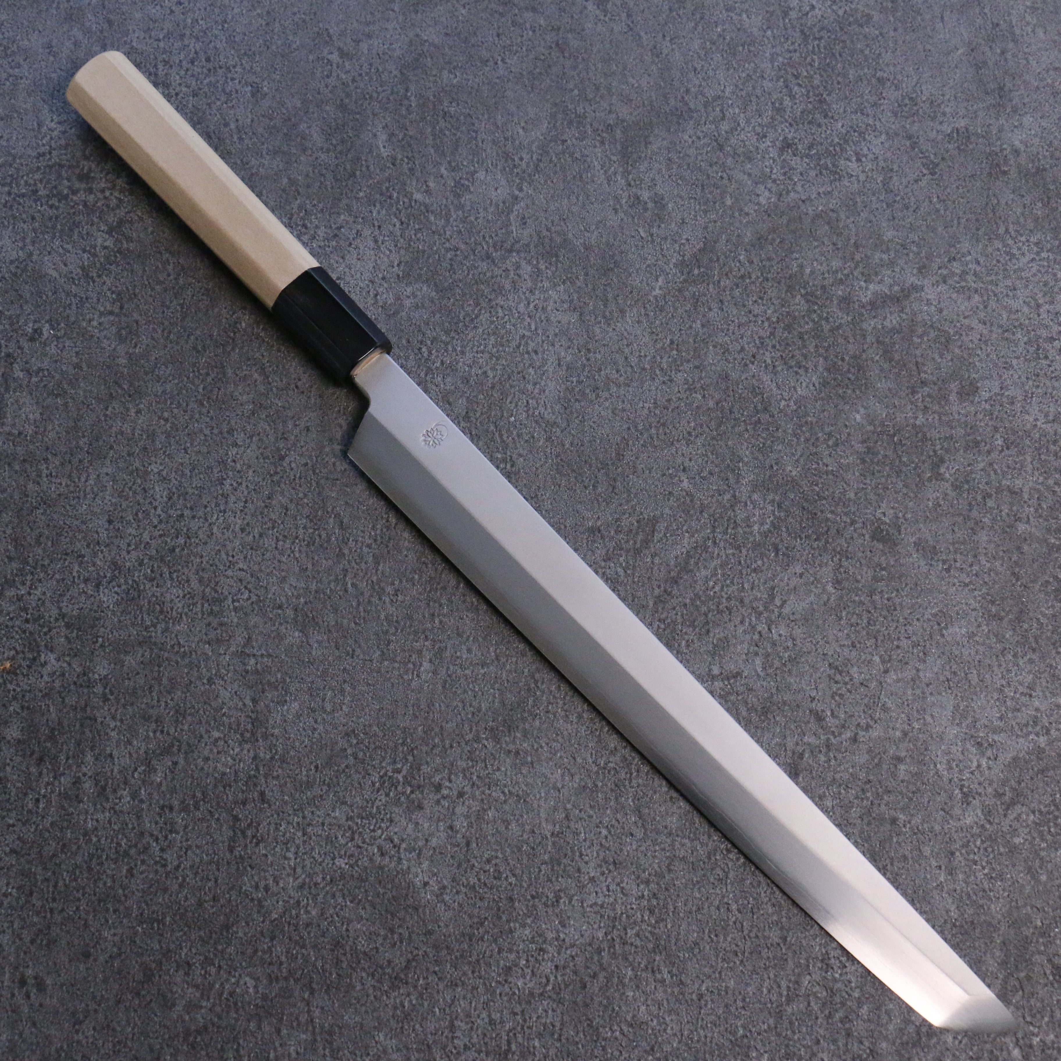 Kikuzuki Silver Steel No.3 Bokashi Sakimaru Takohiki 270mm Magnolia Handle - Japanny - Best Japanese Knife