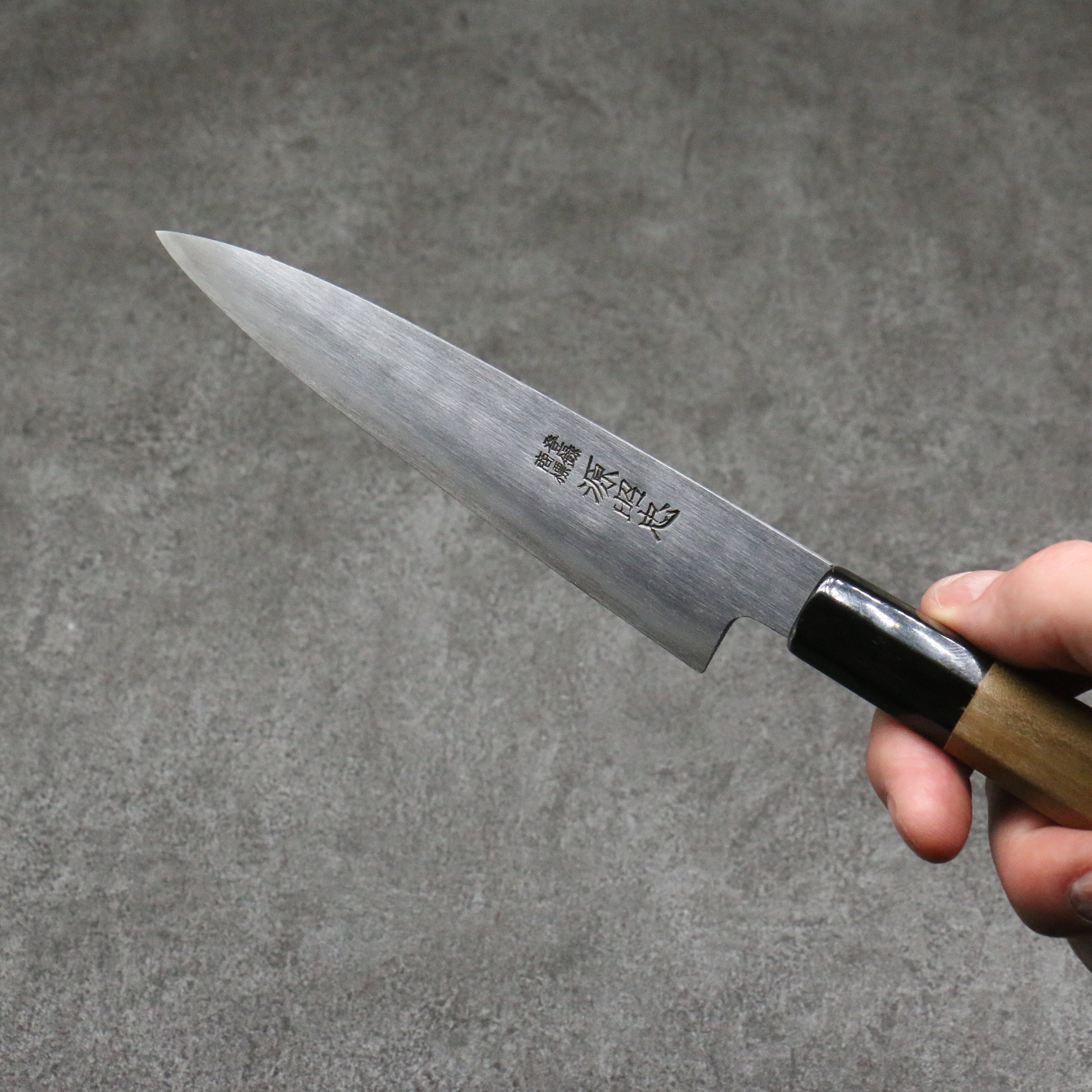 Minamoto Akitada White Steel No.2 Petty-Utility 150mm Magnolia Handle - Japanny - Best Japanese Knife