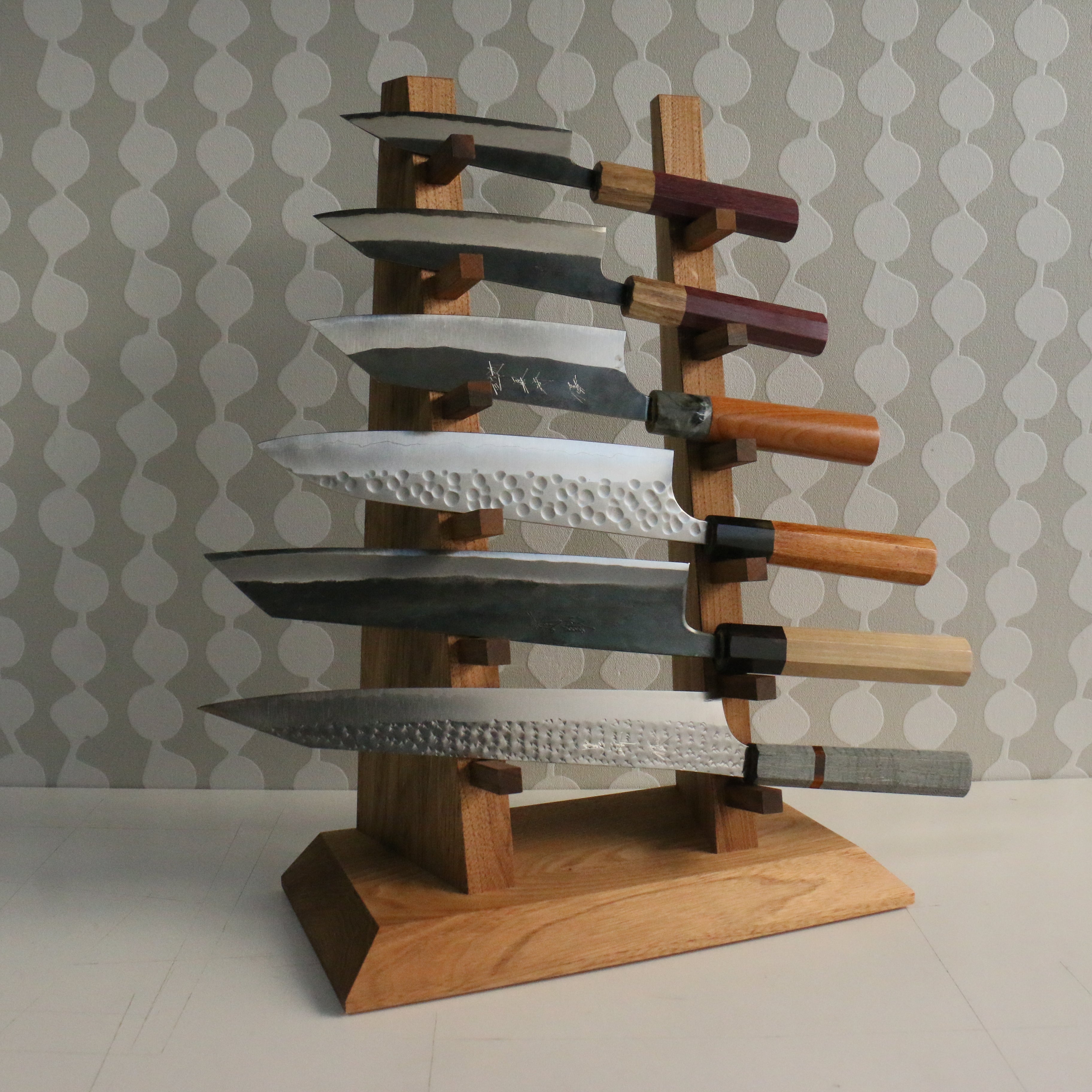 Knife tower rack for 6 knives - Japanny - Best Japanese Knife