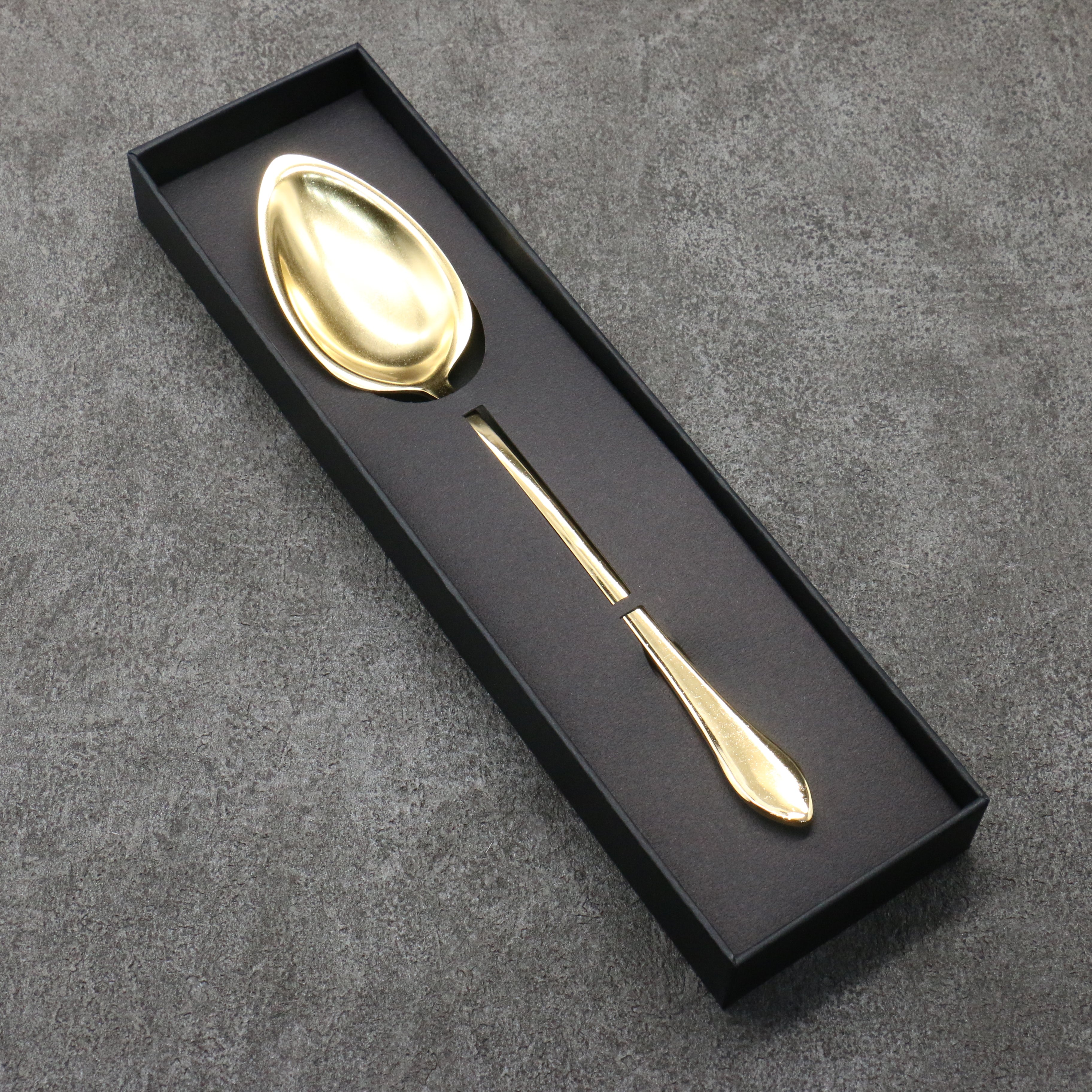 Gestura Gold metal Spoon 235mm - Japanny - Best Japanese Knife