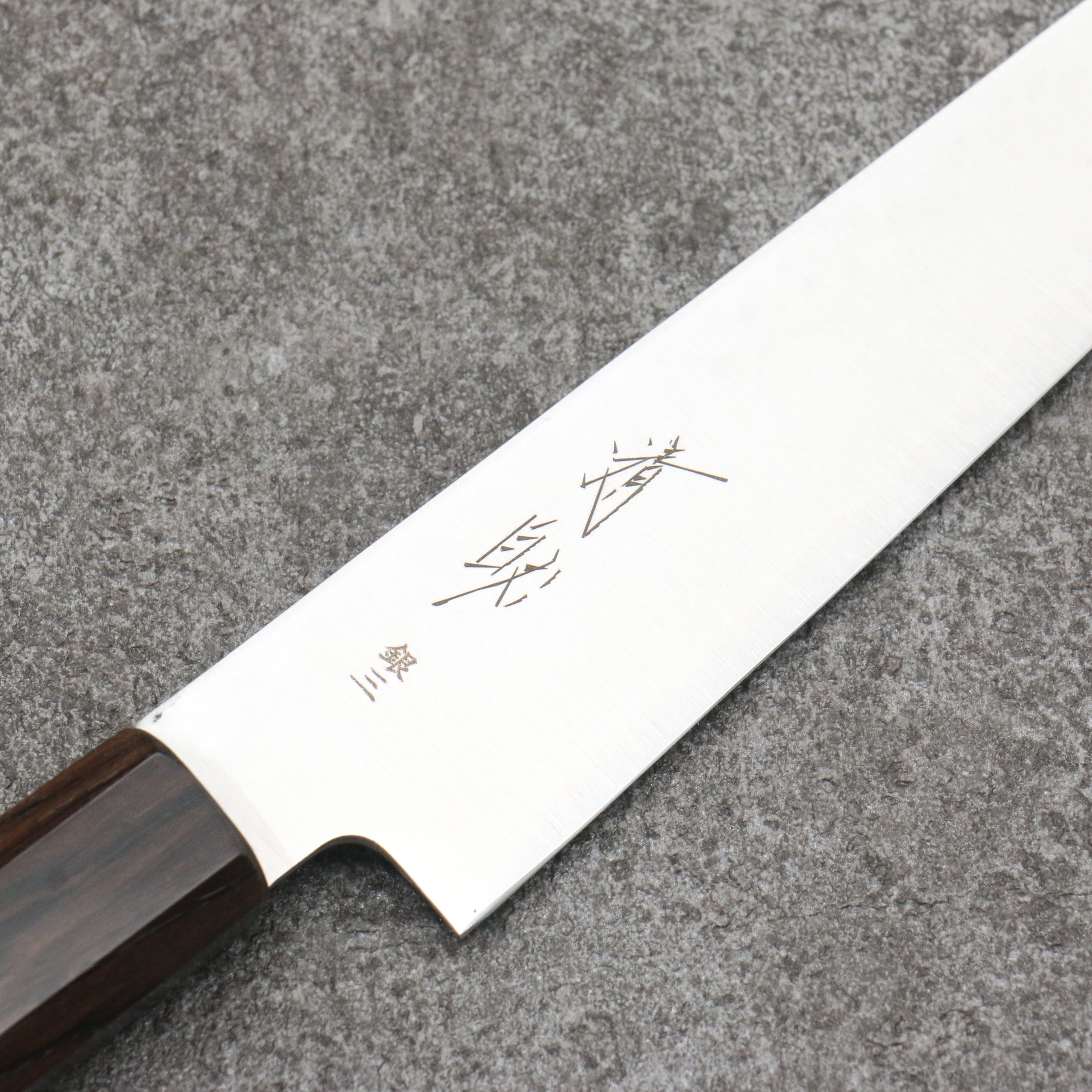 Seisuke Silver Steel No.3 Kiritsuke Petty-Utility 150mm Ebony Wood Handle - Japanny - Best Japanese Knife