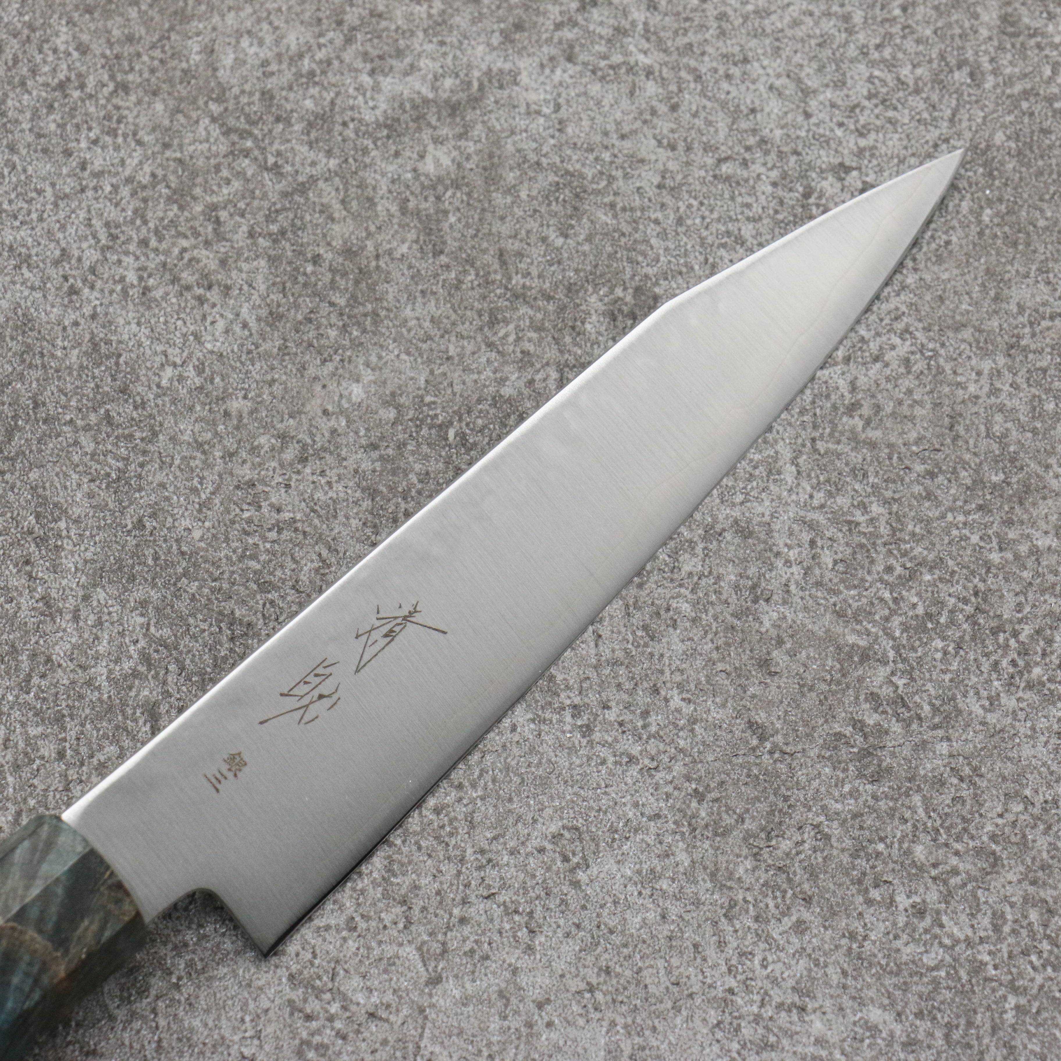 Seisuke Silver Steel No.3 Kiritsuke Petty-Utility 150mm Stabilized wood Handle - Japanny - Best Japanese Knife