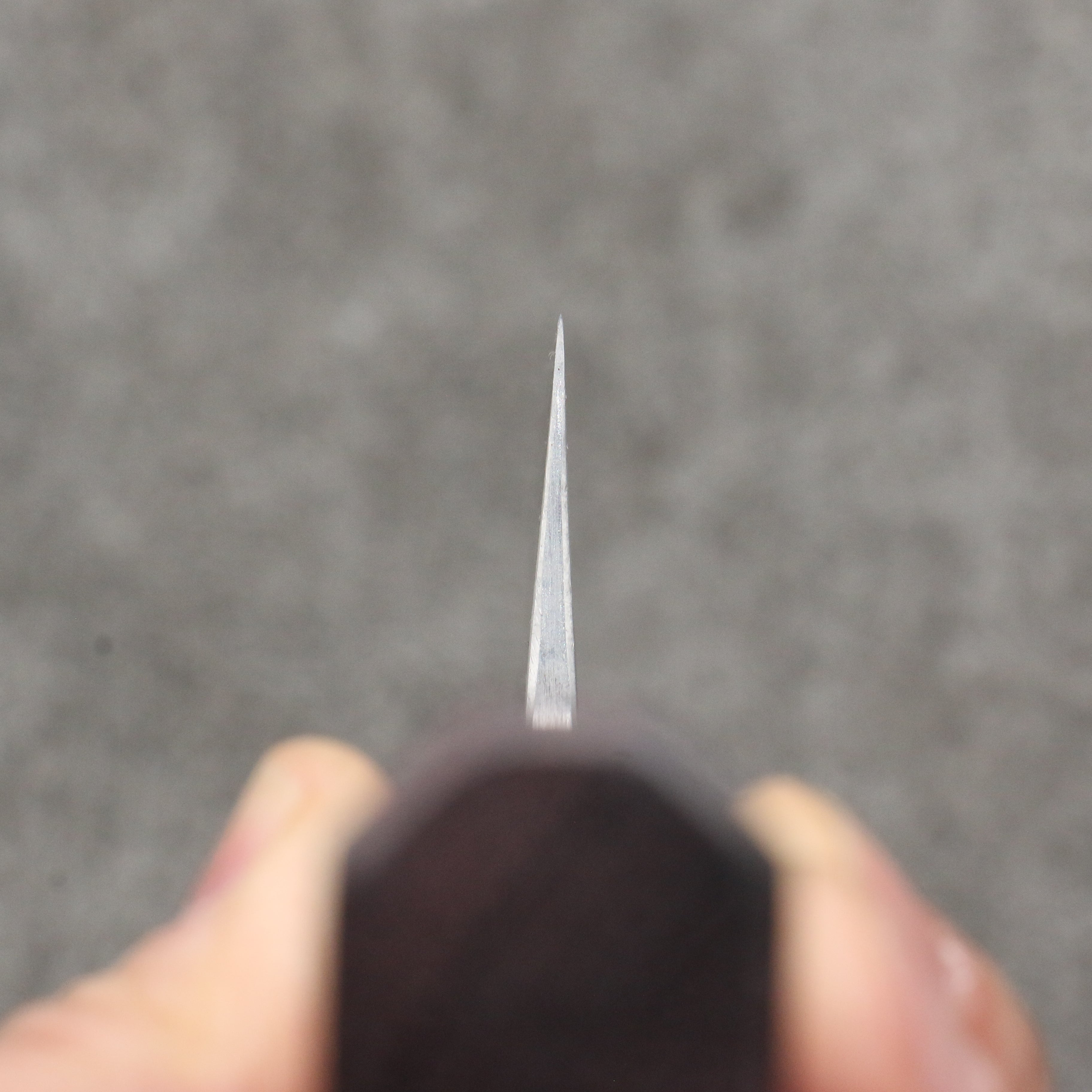 Nao Yamamoto VG10 Black Damascus Santoku 165mm Shitan Handle - Japanny - Best Japanese Knife