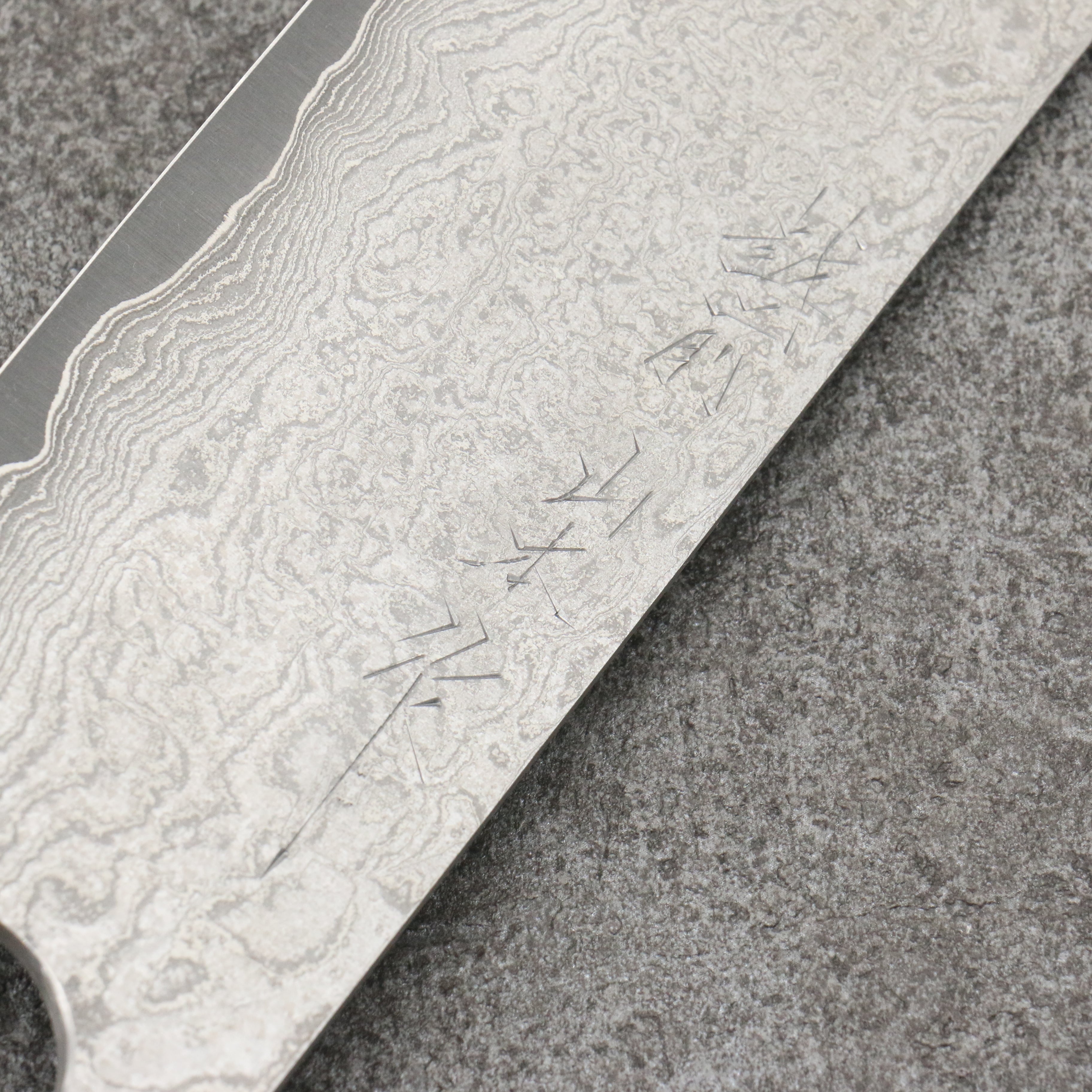 Nao Yamamoto VG10 Black Damascus Nakiri 165mm Shitan Handle - Japanny - Best Japanese Knife