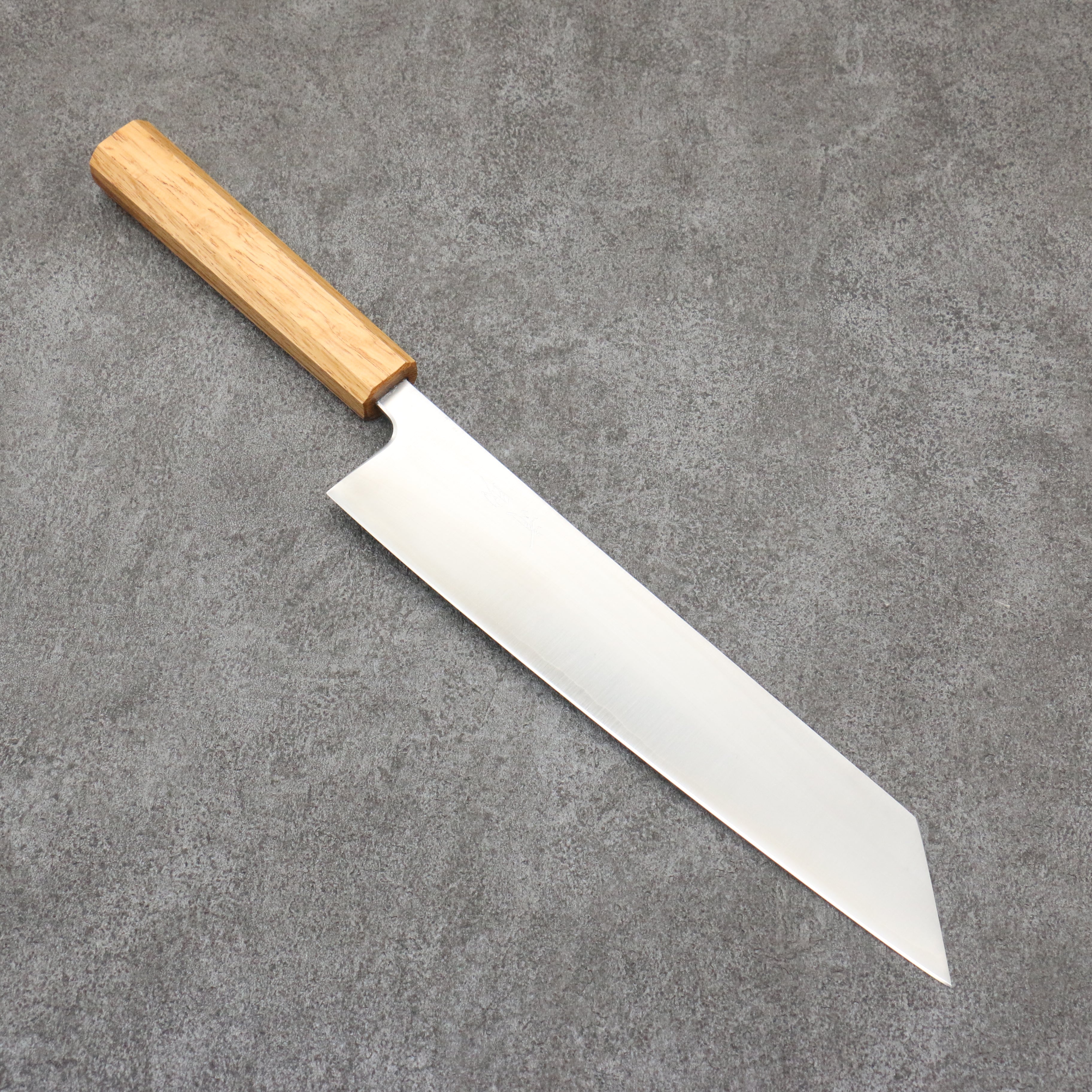 Seisuke Silver Steel No.3 Migaki Polish Finish Kiritsuke Gyuto 240mm White Oak Handle - Japanny - Best Japanese Knife