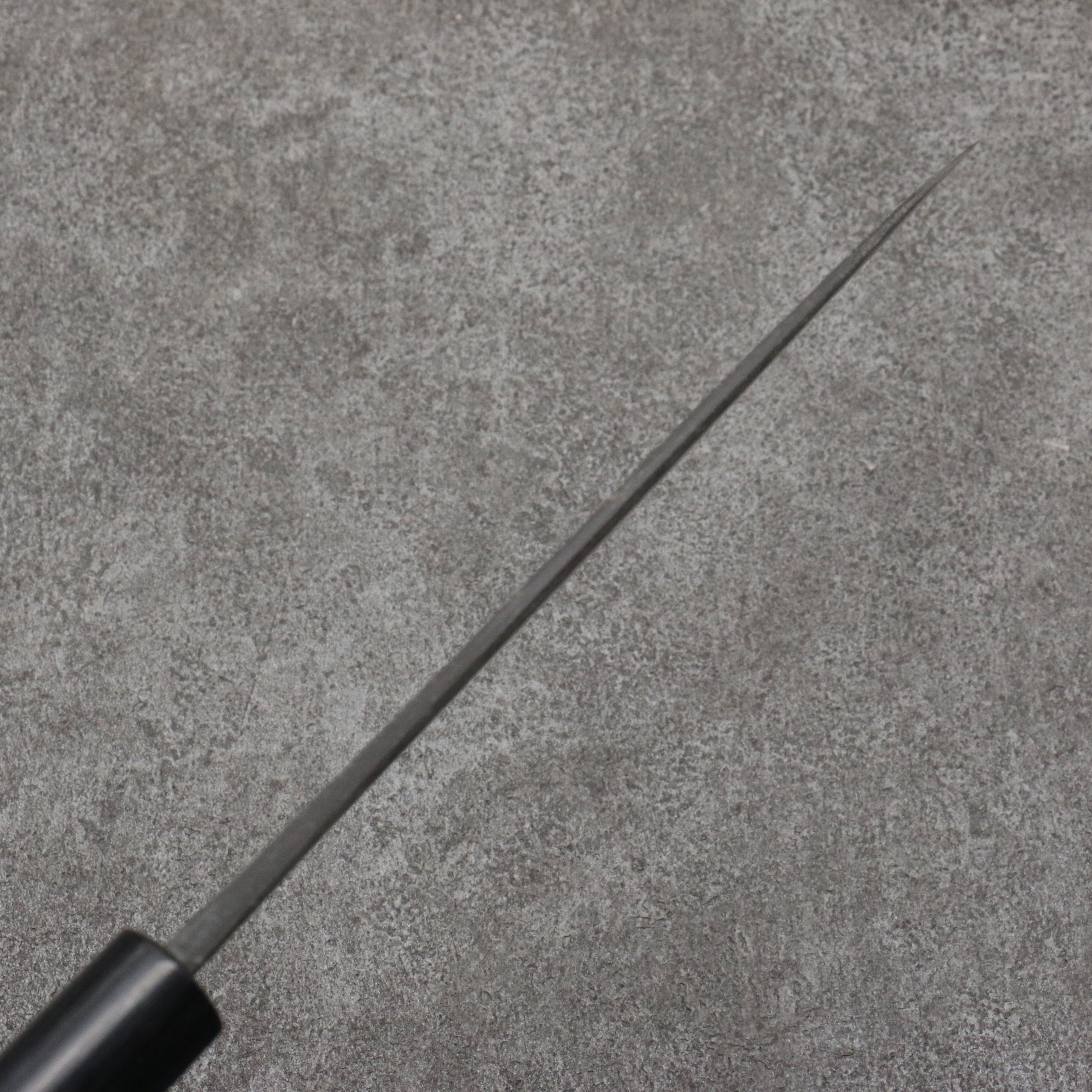 Nao Yamamoto Blue Steel Kurouchi Petty-Utility 160mm Shitan (ferrule: Black Pakka wood) Handle - Japanny - Best Japanese Knife