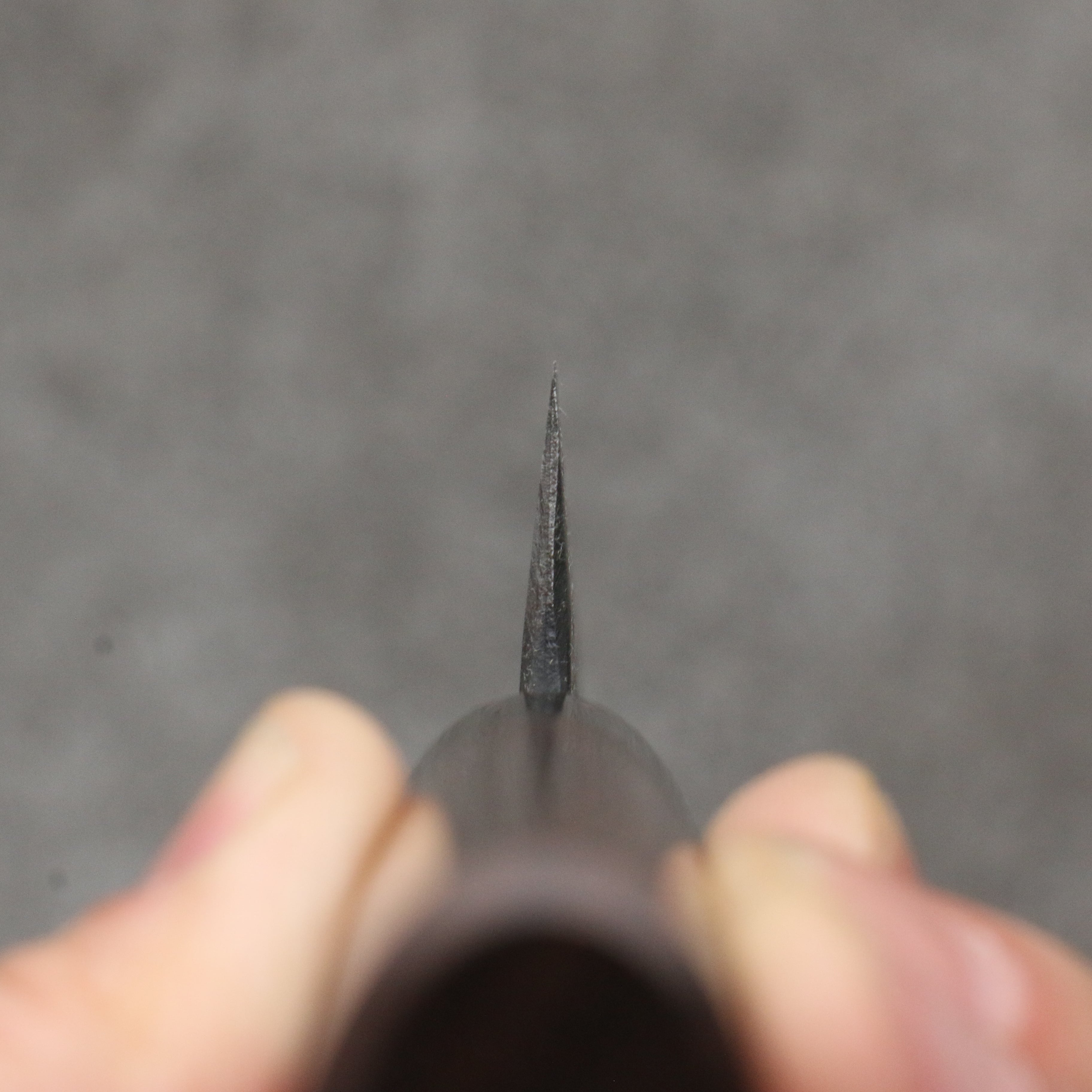 Nao Yamamoto Blue Steel Kurouchi Petty-Utility 160mm Shitan (ferrule: Black Pakka wood) Handle - Japanny - Best Japanese Knife