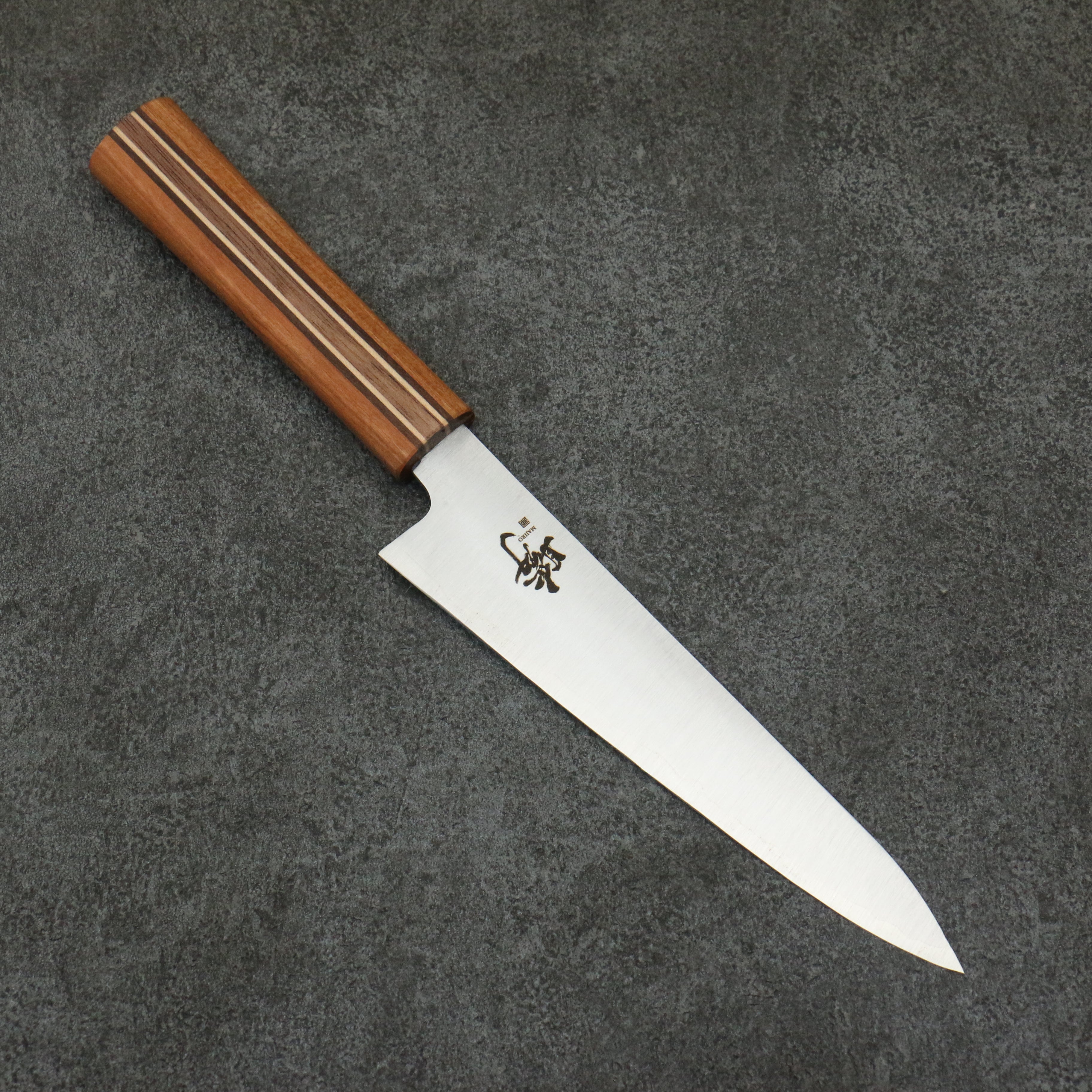 Shigeki Tanaka Majiro Silver Steel No.3 Petty-Utility 150mm Maple, Cherry, Walnut Handle - Japanny - Best Japanese Knife