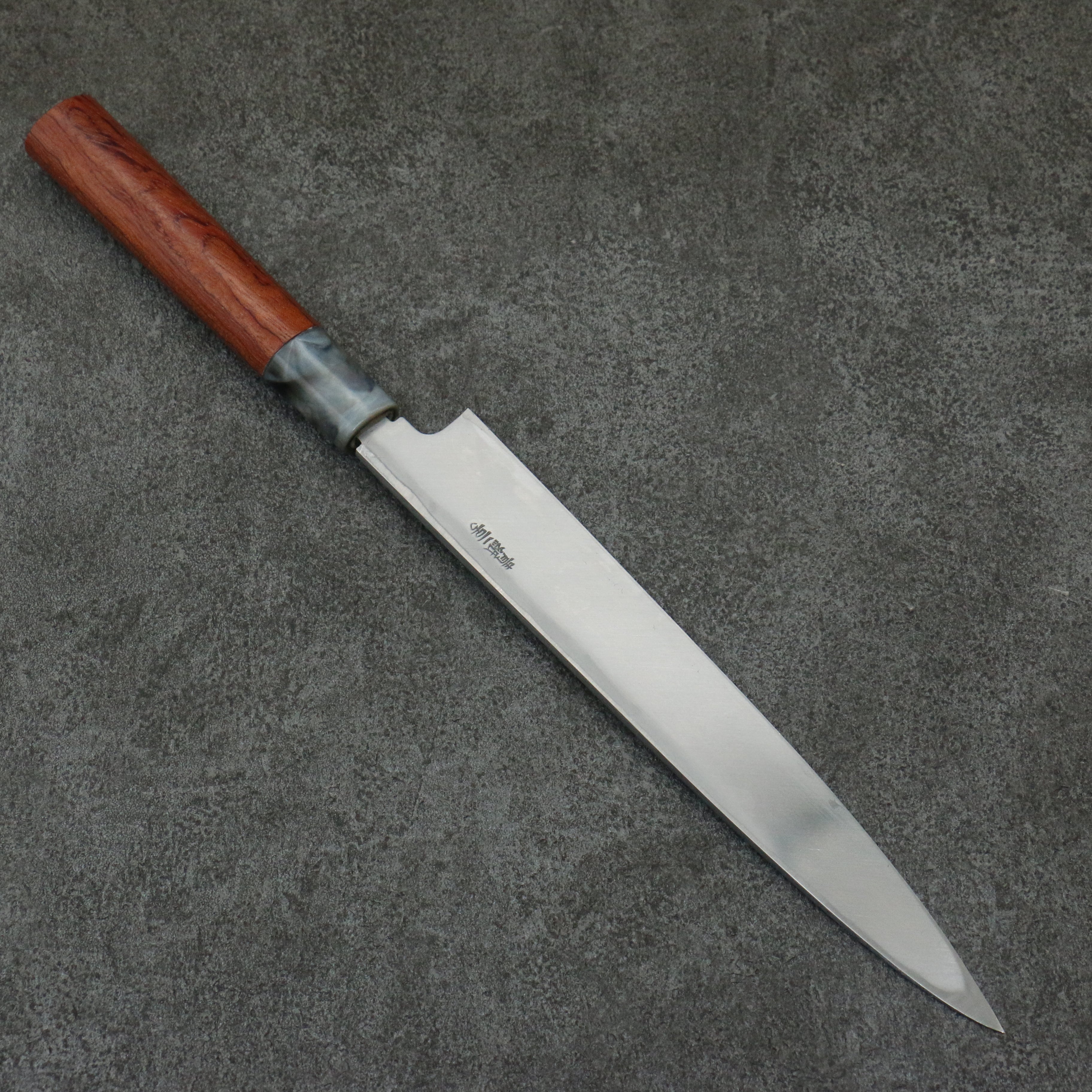 Hideo Kitaoka Blue Steel No.2 Yanagiba 210mm Bubinga Handle - Japanny - Best Japanese Knife