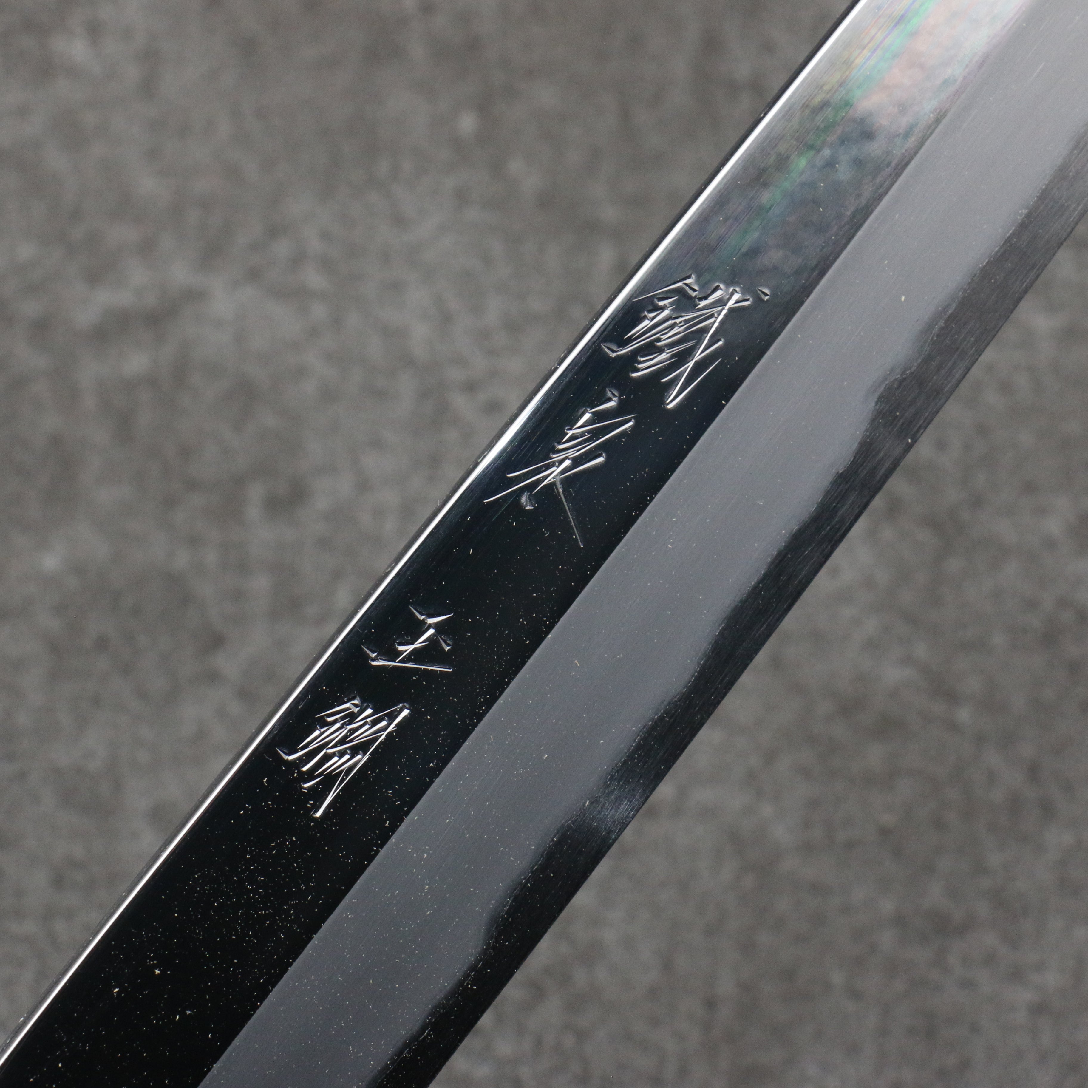 Tessen by Tanaka Tamahagane Yanagiba 315mm Ebony Wood Handle with Sheath - Japanny - Best Japanese Knife