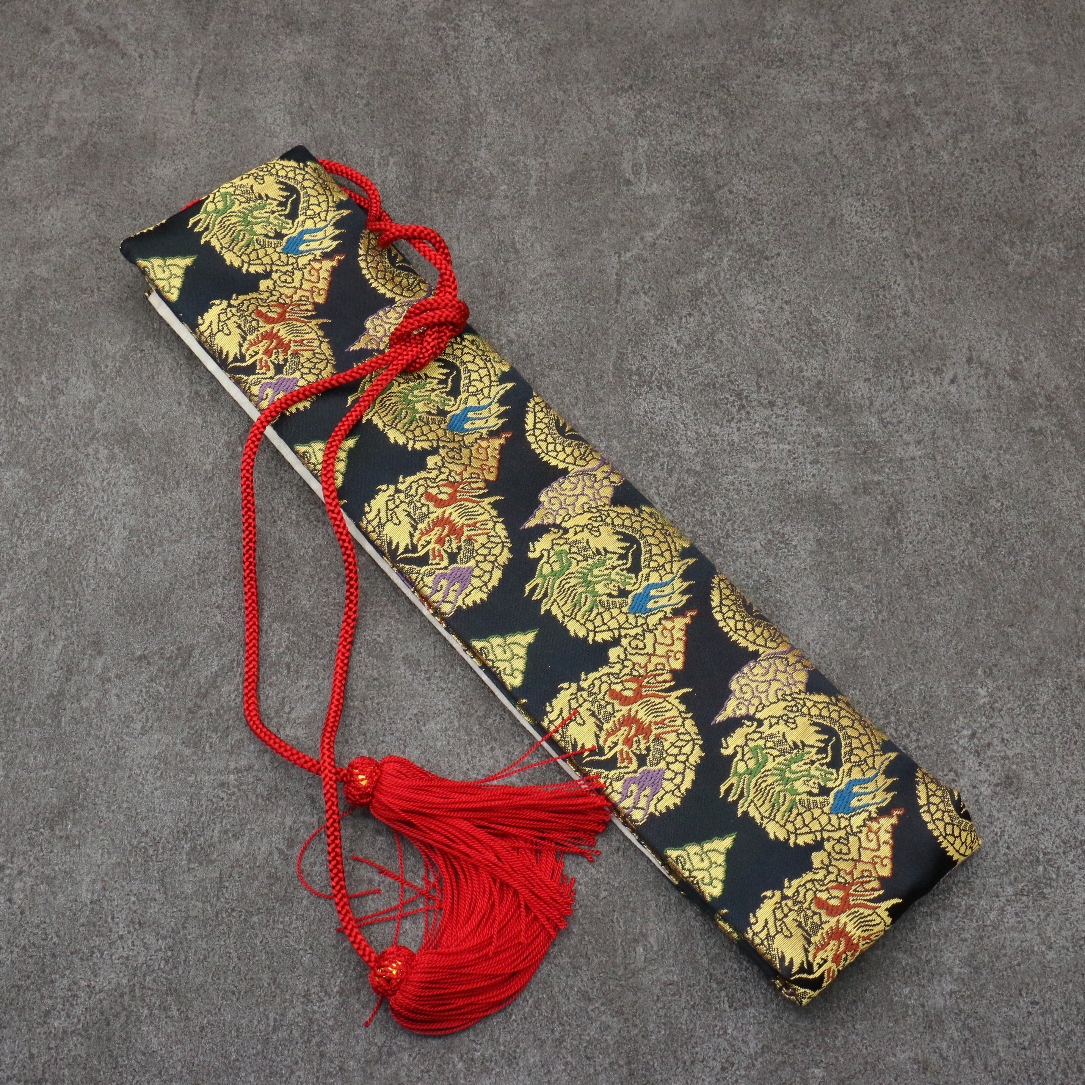 Tessen by Tanaka Tamahagane Sakimaru Yanagiba 300mm Ebony Wood Handle with Sheath - Japanny - Best Japanese Knife