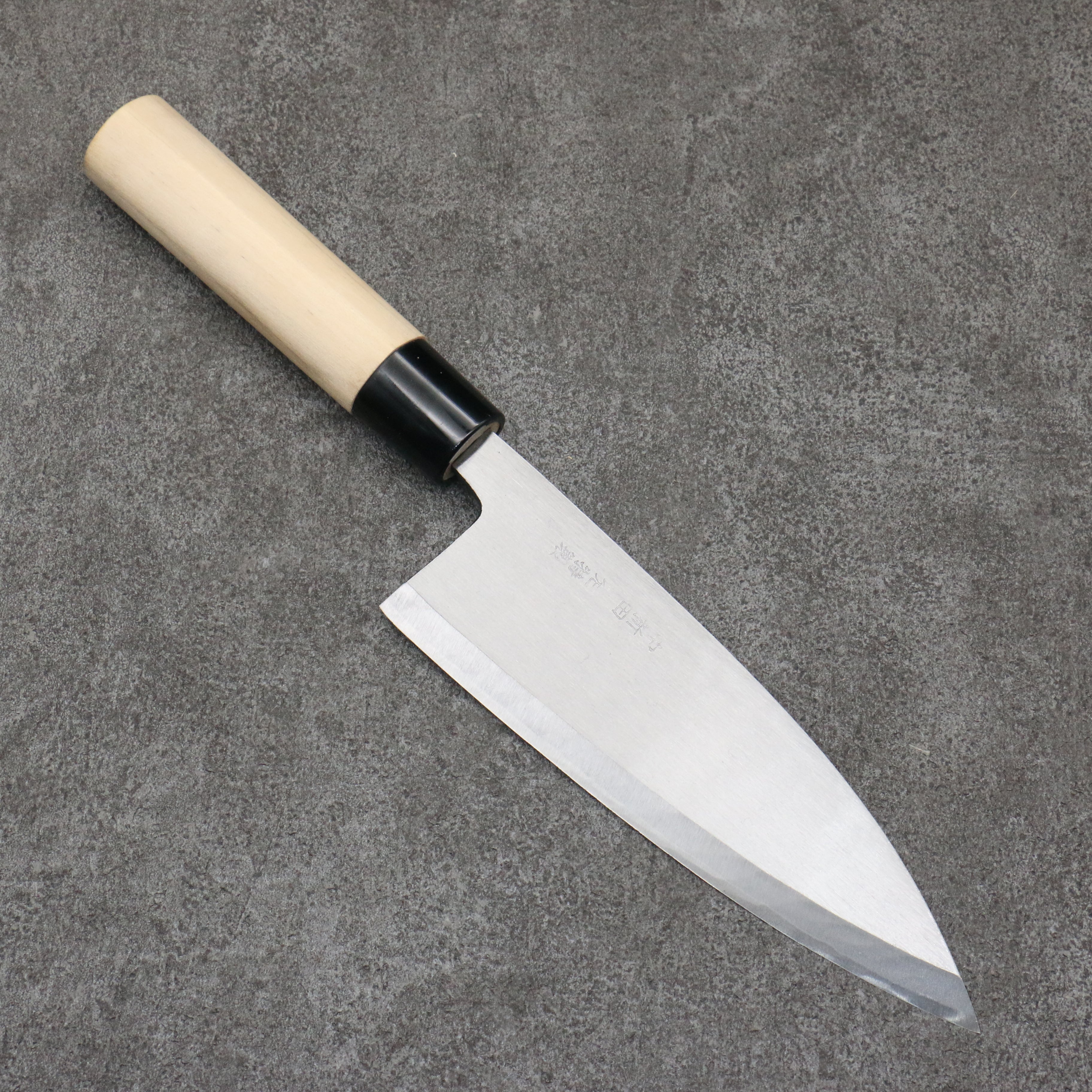 Nakaniida White Steel No.2 Migaki Polish Finish Deba 165mm Magnolia Handle - Japanny - Best Japanese Knife