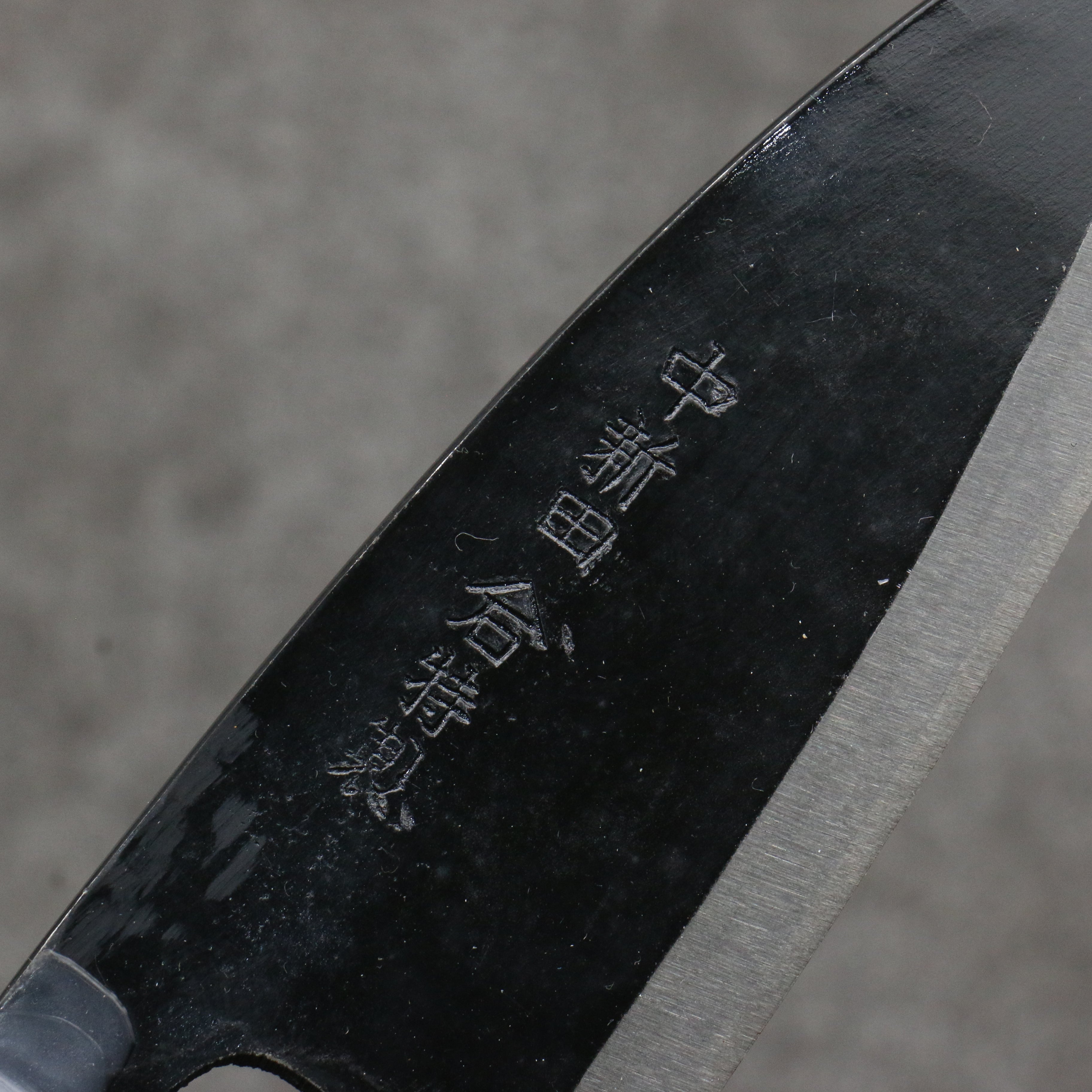 Nakaniida White Steel No.2 Black Deba 105mm Magnolia Handle - Japanny - Best Japanese Knife