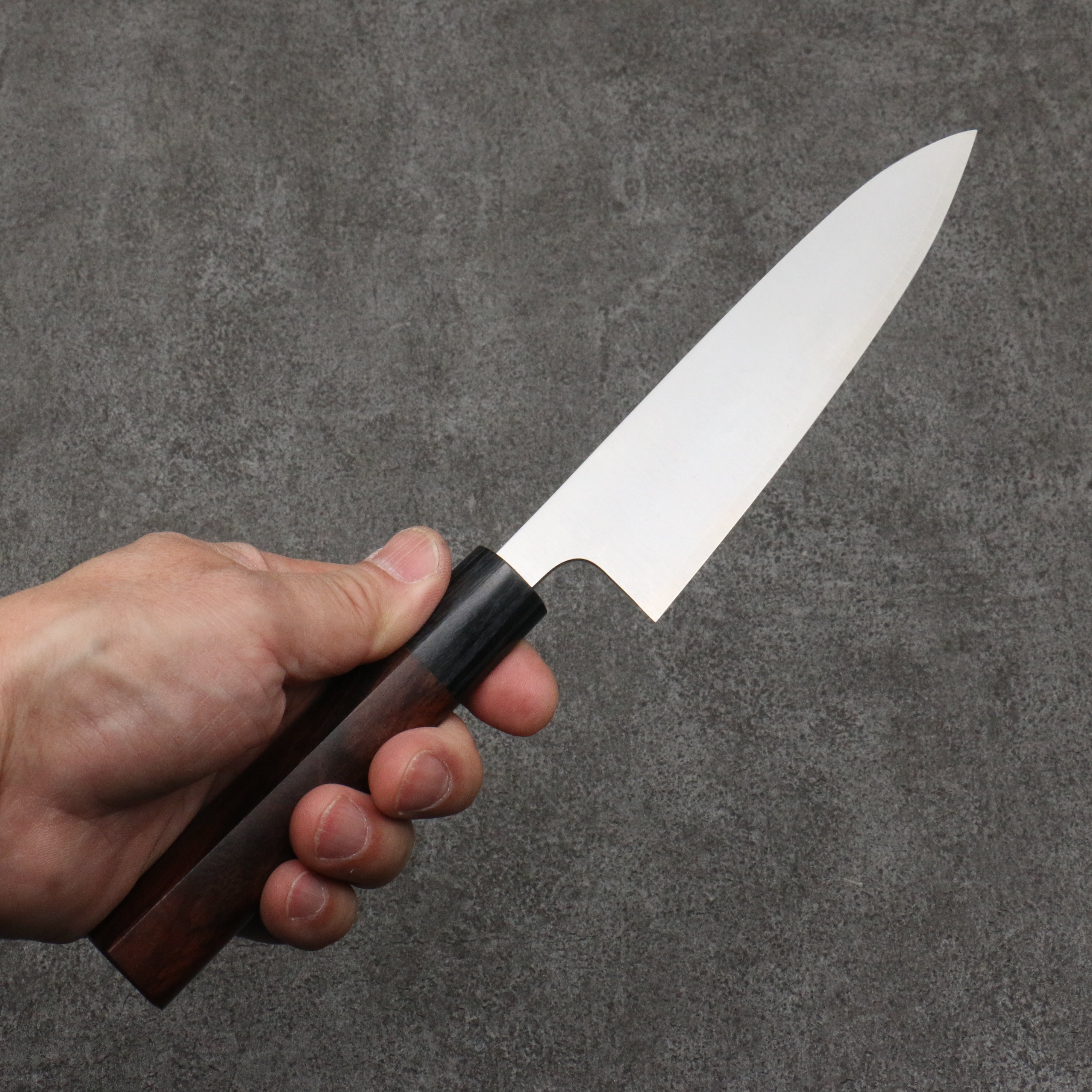 Shungo Ogata SG2 Migaki Finished Petty-Utility 135mm Shitan Handle - Japanny - Best Japanese Knife