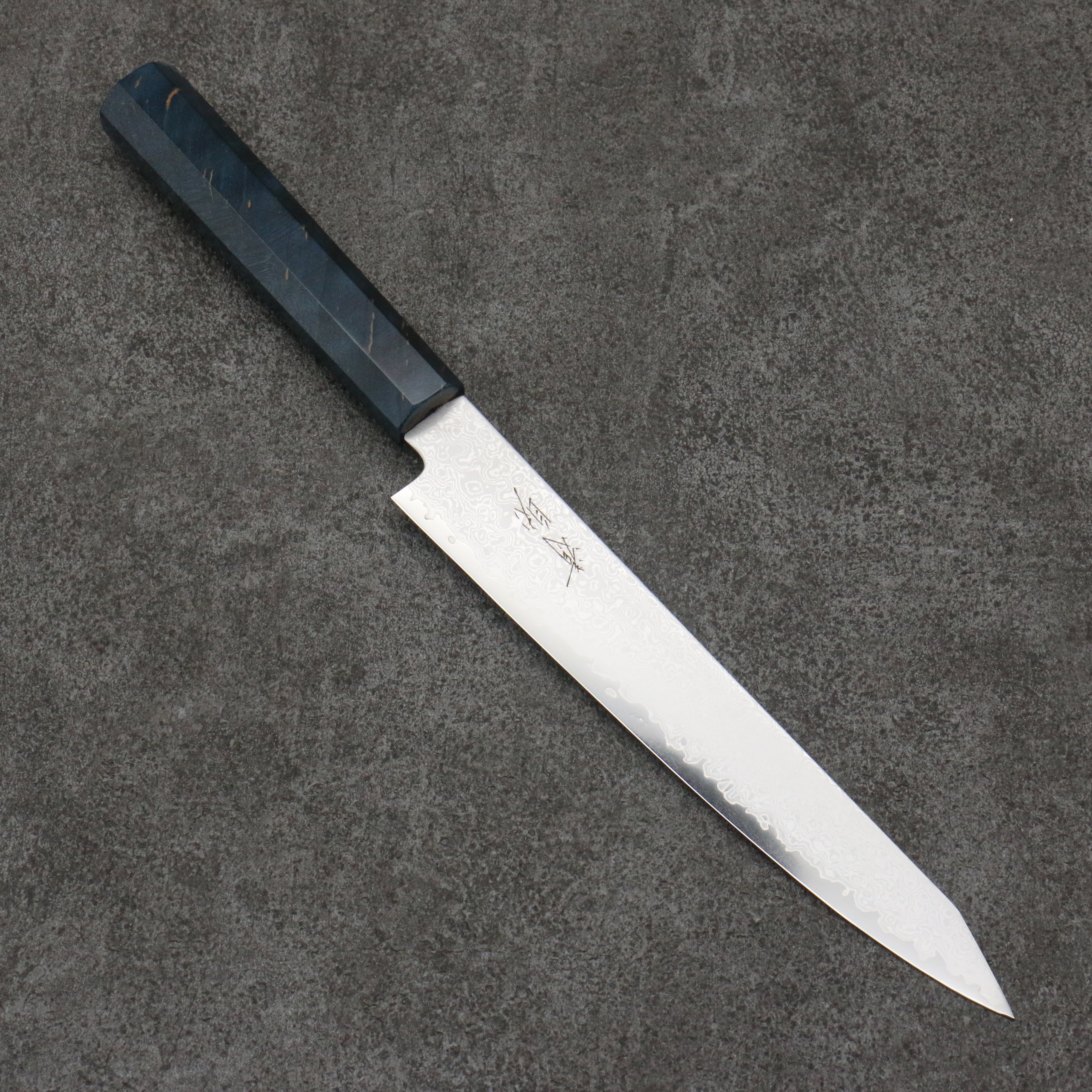 Seisuke VG10 Damascus Petty-Utility 180mm Stabilized wood Handle - Japanny - Best Japanese Knife