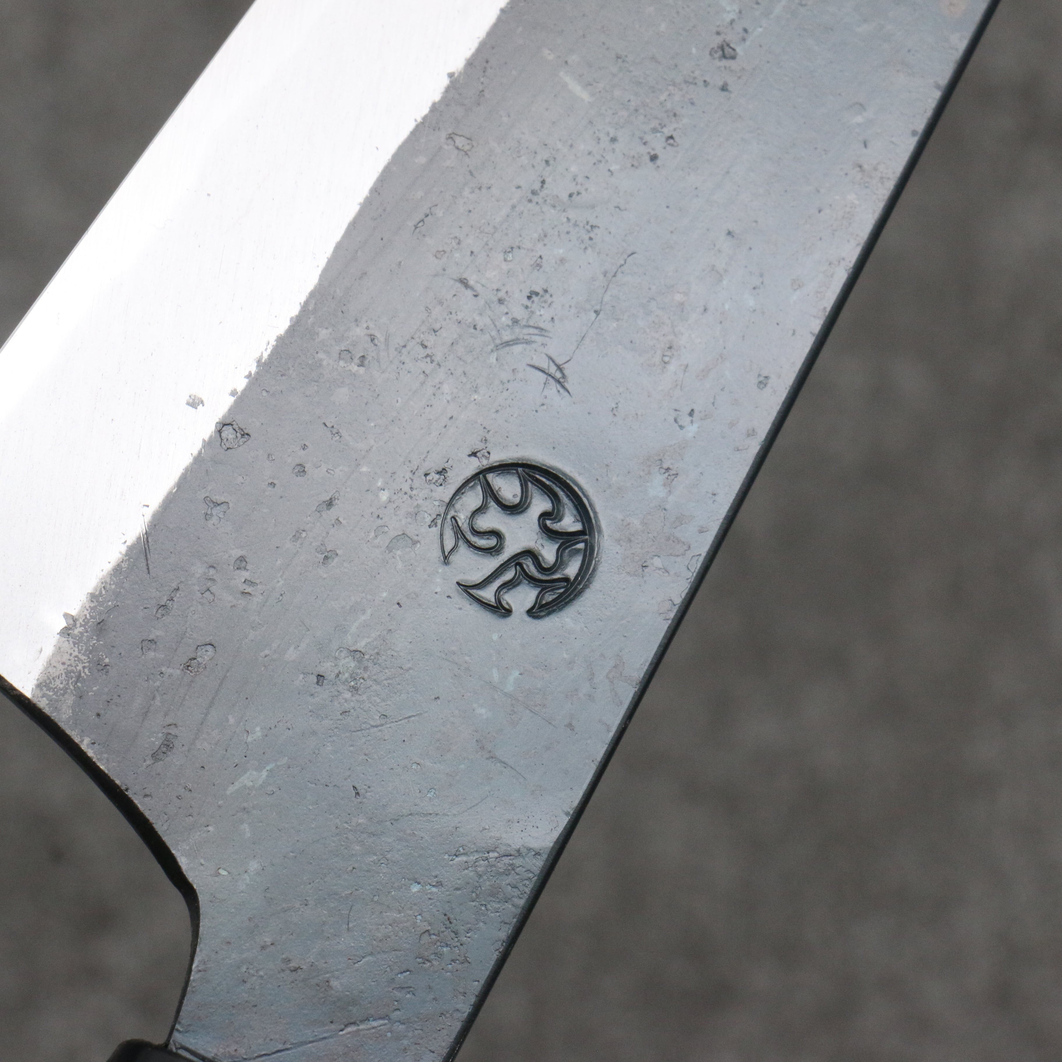 Daisuke Nishida White Steel No.1 Black Finished Santoku 165mm Cherry Tree Handle - Japanny - Best Japanese Knife