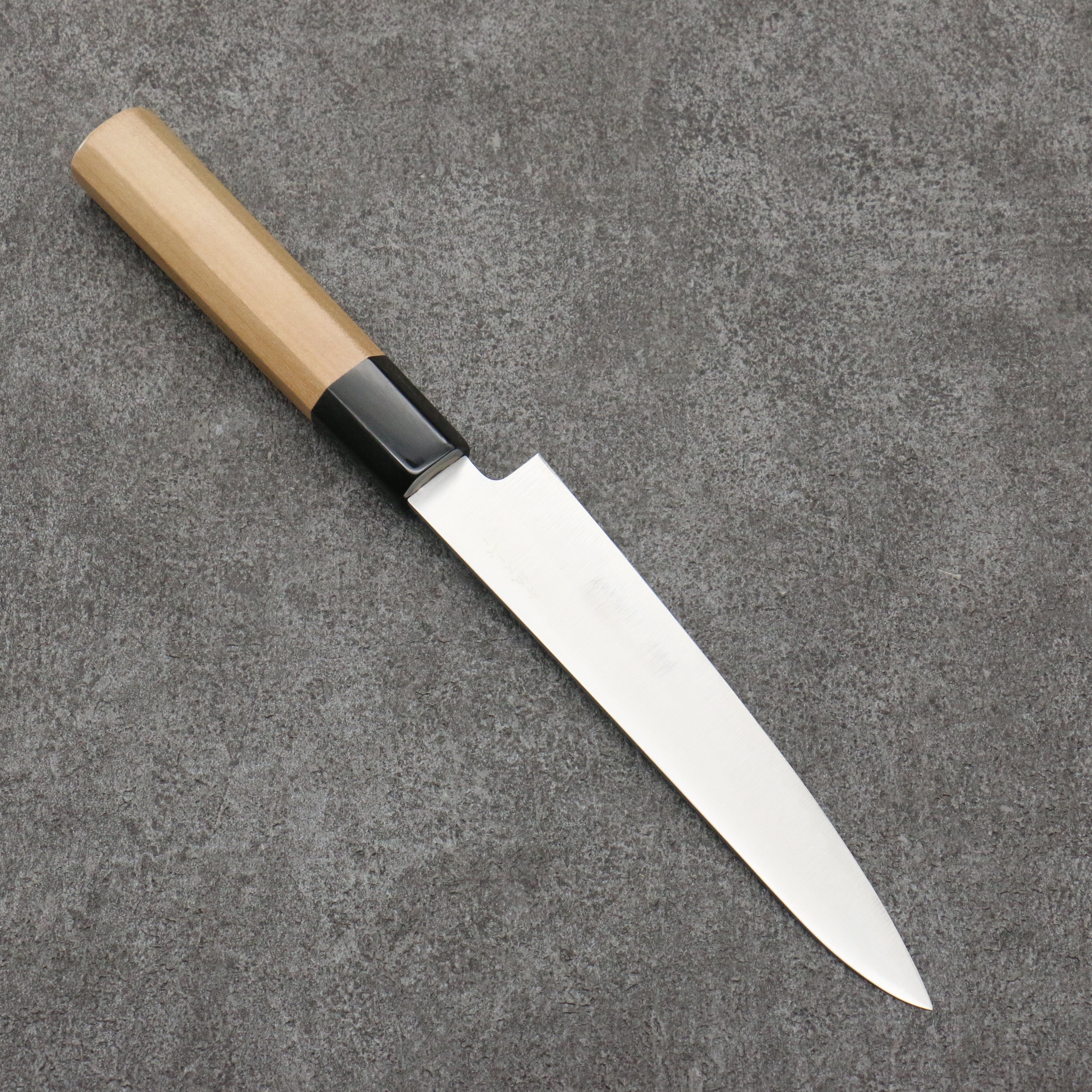Seisuke Blue Super Migaki Polish Finish Petty-Utility 150mm Walnut Handle - Japanny - Best Japanese Knife